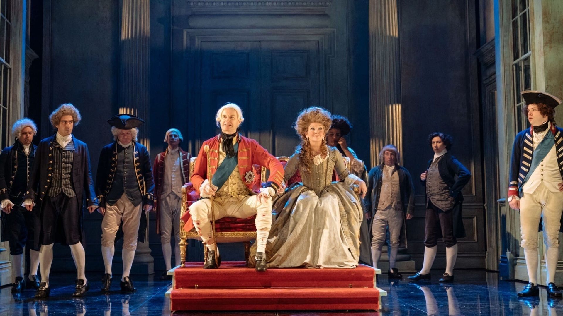 National Theatre Live: The Madness of George III background