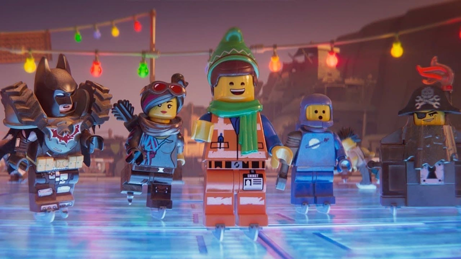 Emmet's Holiday Party: A Lego Movie Short background