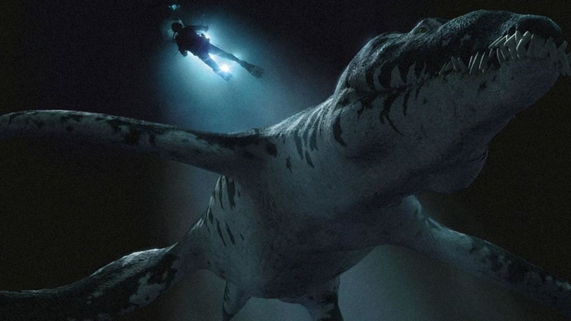 Sea Monsters: A Walking with Dinosaurs Trilogy background