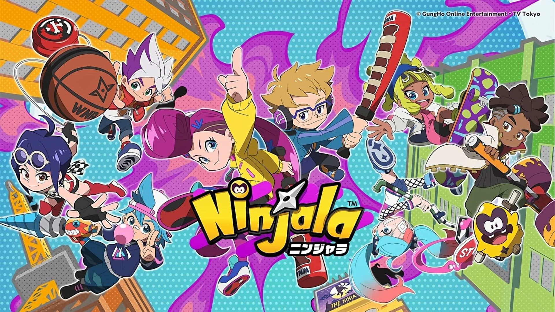 Ninjala Anime background