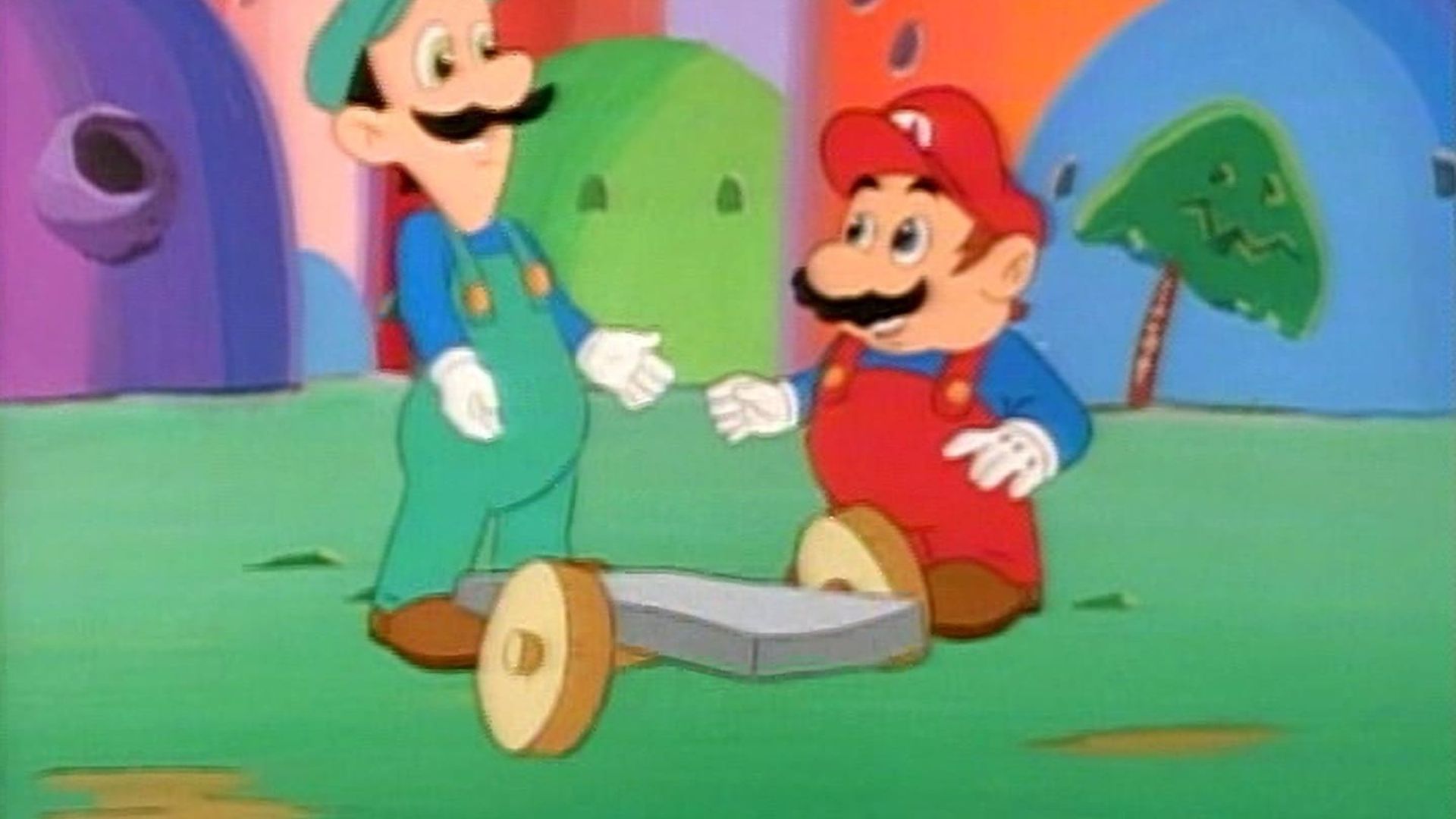 Super Mario World background