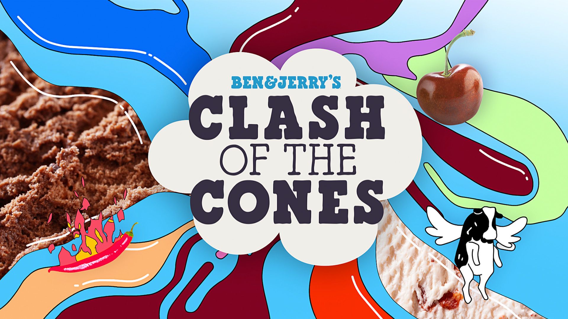 Ben & Jerry's Clash of the Cones background