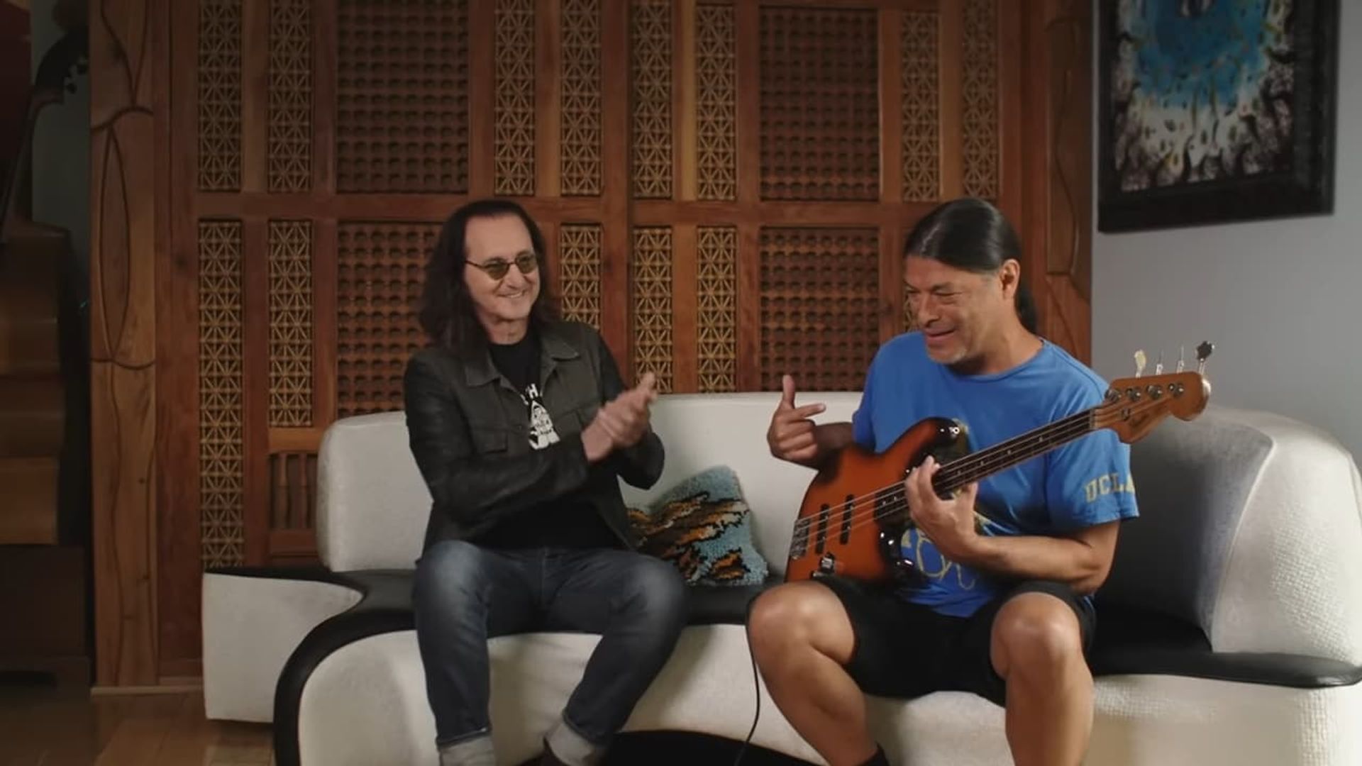 Geddy Lee Asks: Are Bass Players Human Too? background