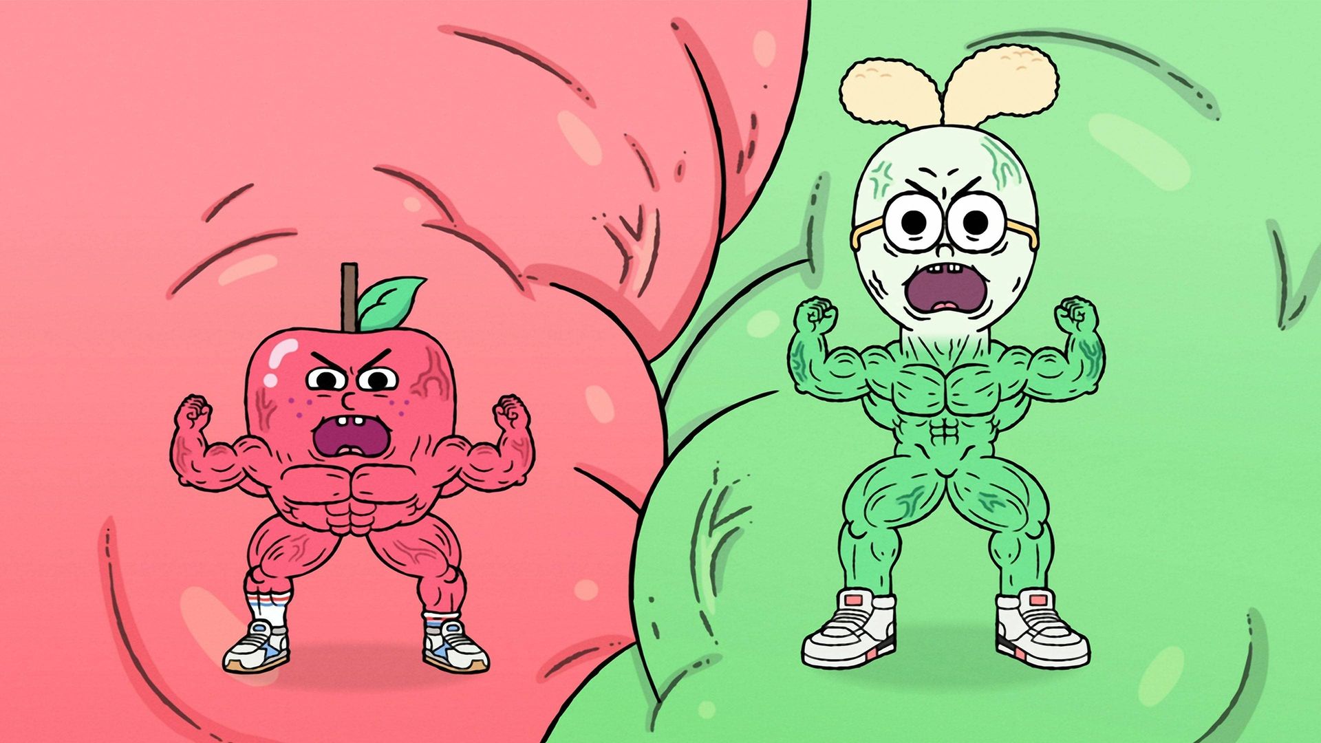 Apple & Onion background