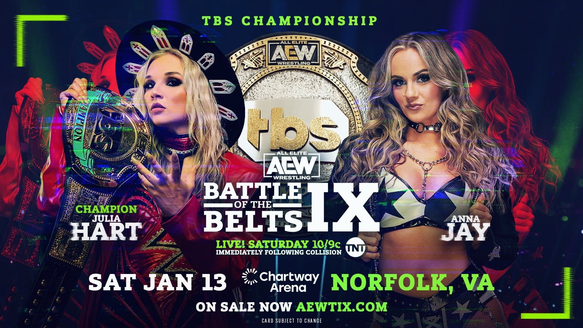 All Elite Wrestling: Battle of the Belts background
