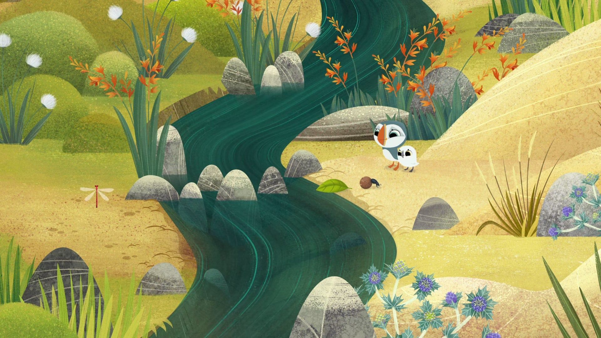 Puffin Rock background