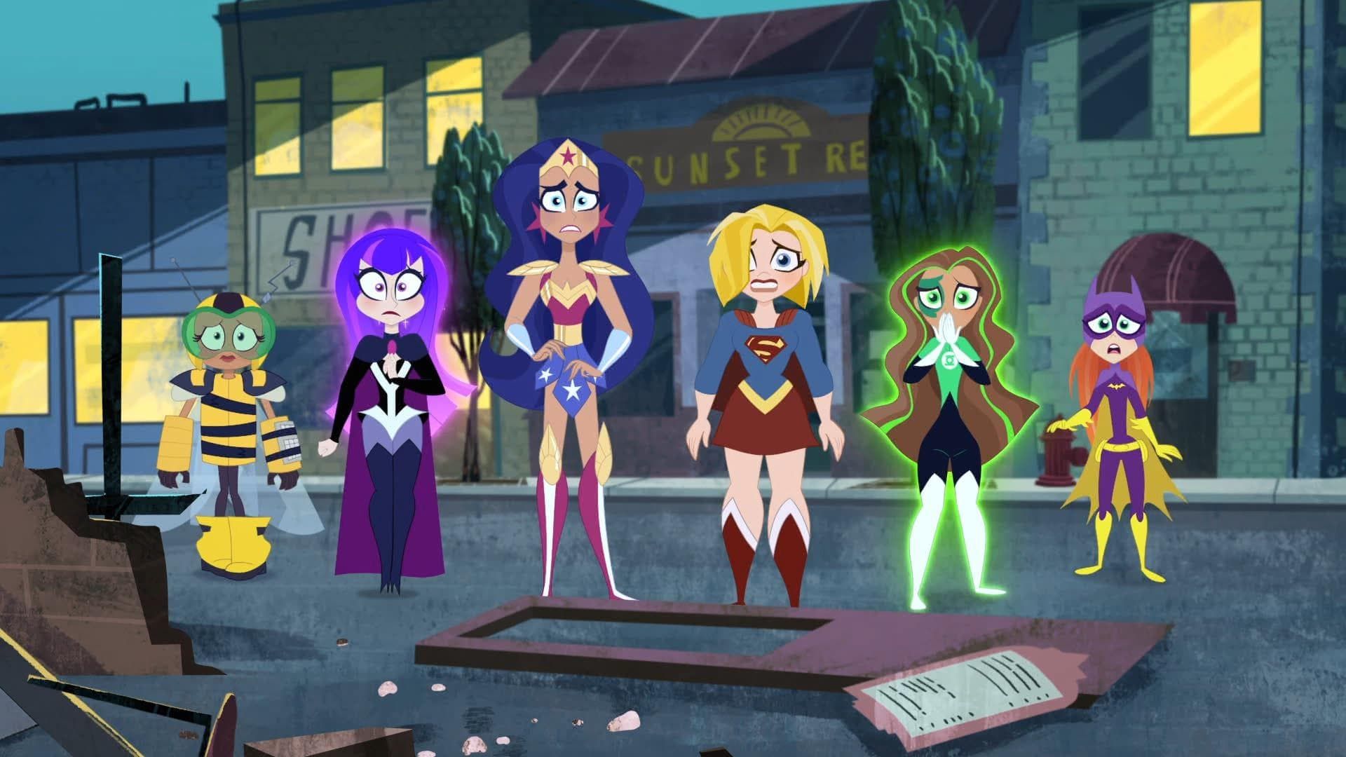 DC Super Hero Girls background