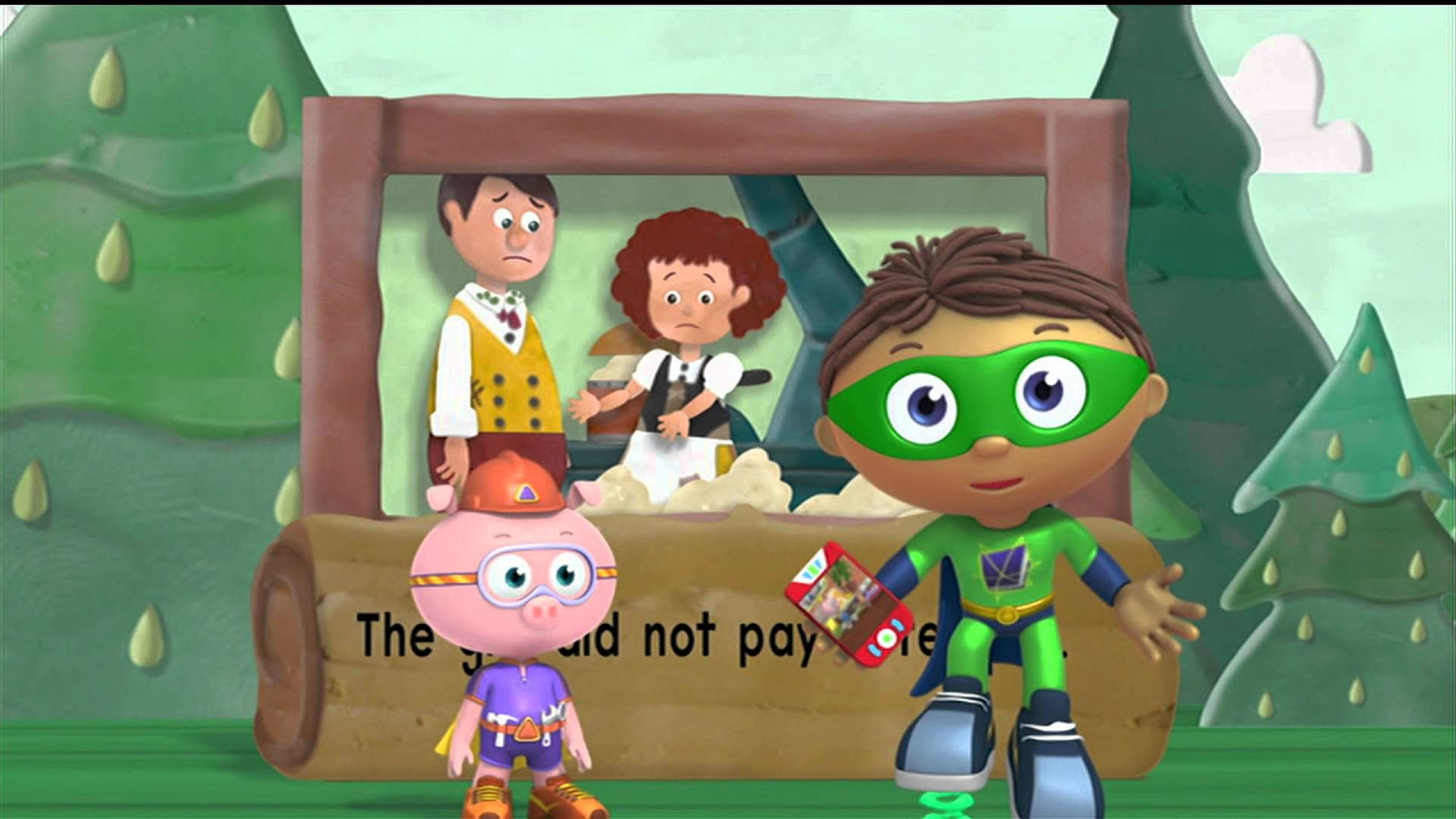 Super Why! background