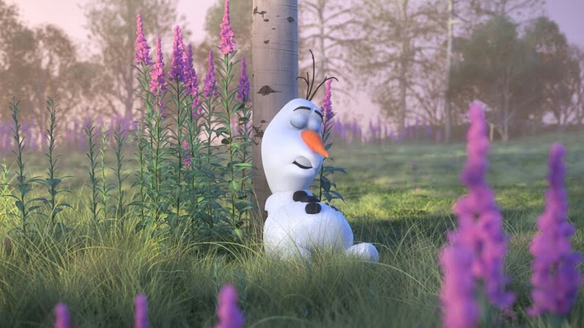 At Home with Olaf background