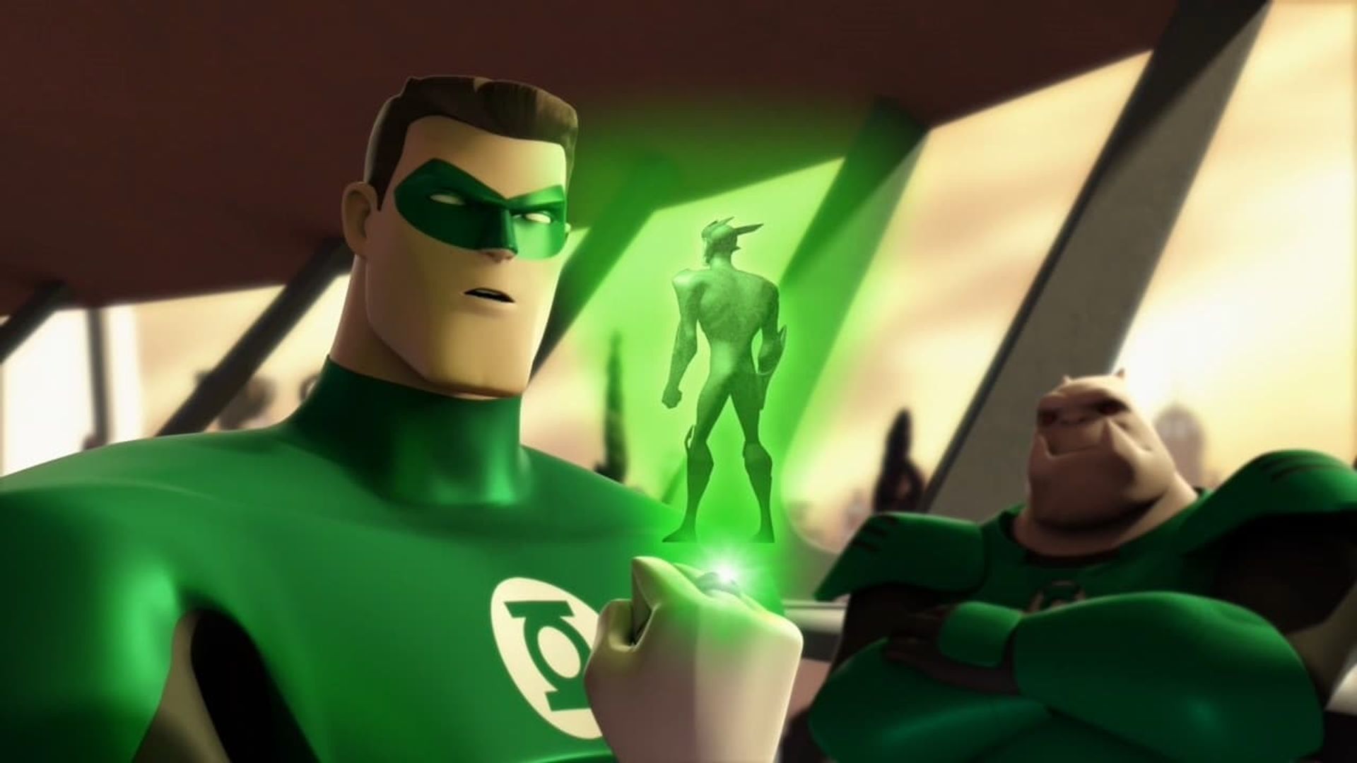 Green Lantern: The Animated Series background