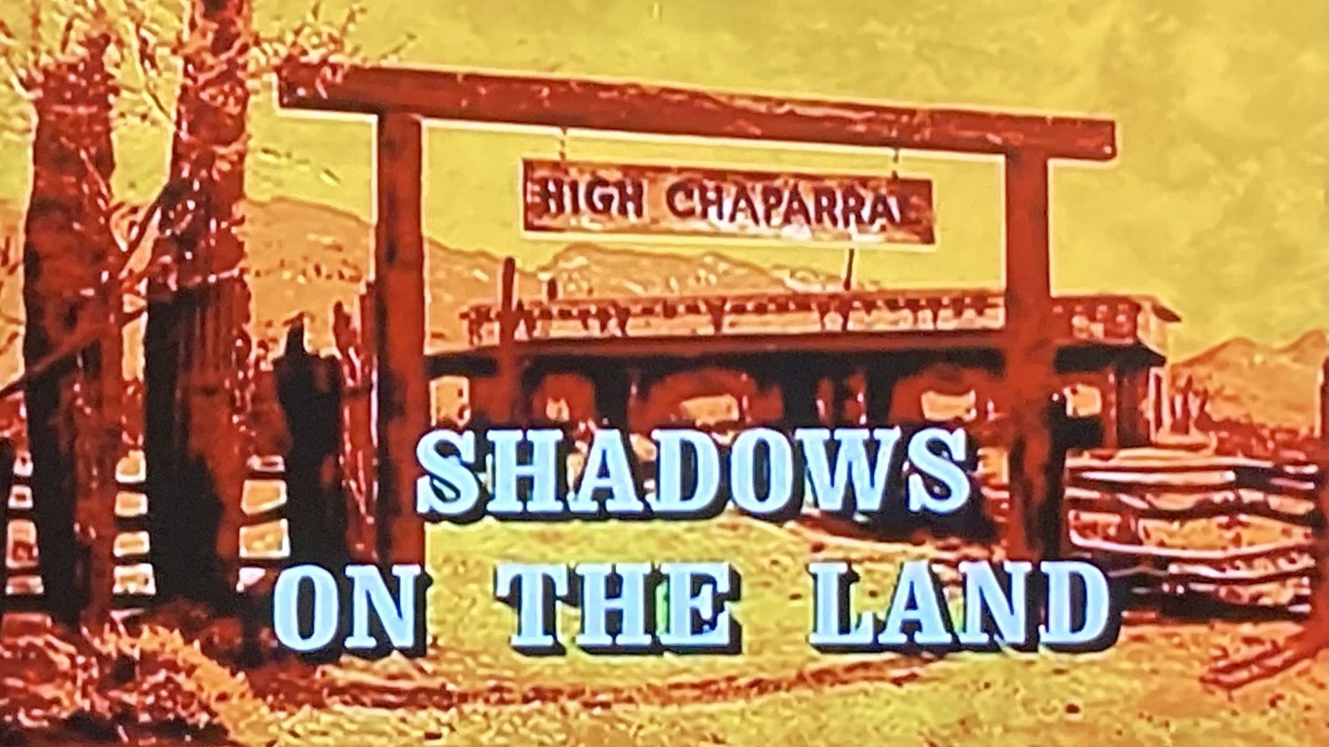 The High Chaparral background