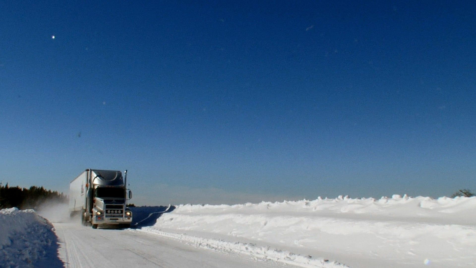 Ice Road Truckers background