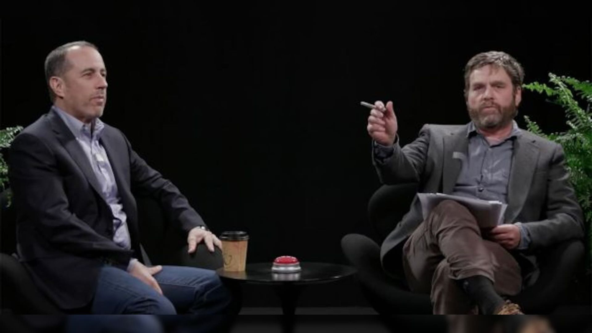 Between Two Ferns with Zach Galifianakis background
