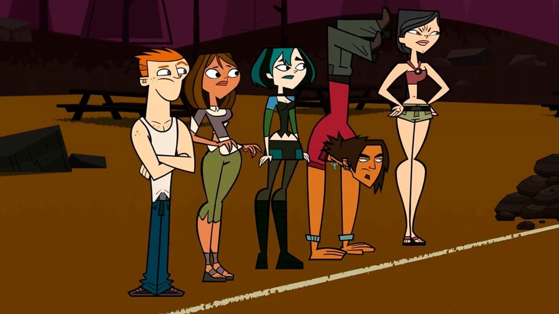 Total Drama All Stars background