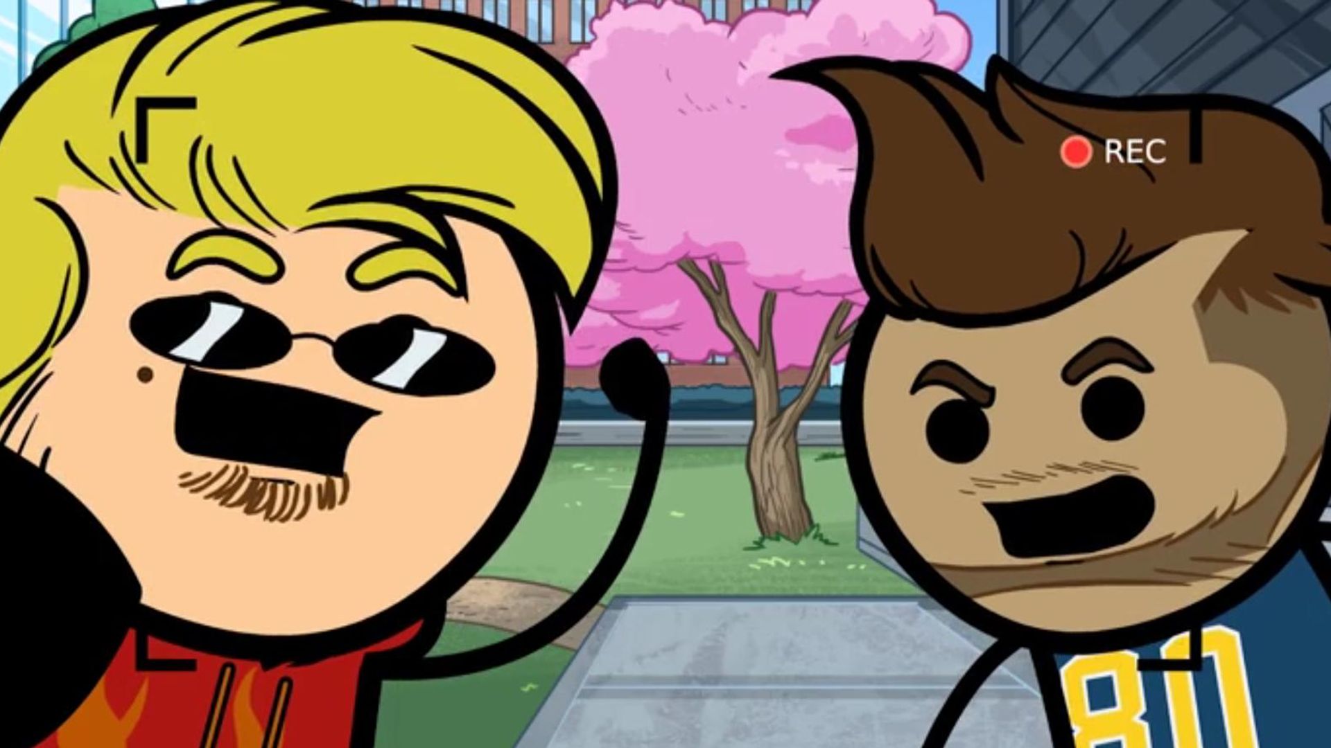 The Cyanide & Happiness Show background