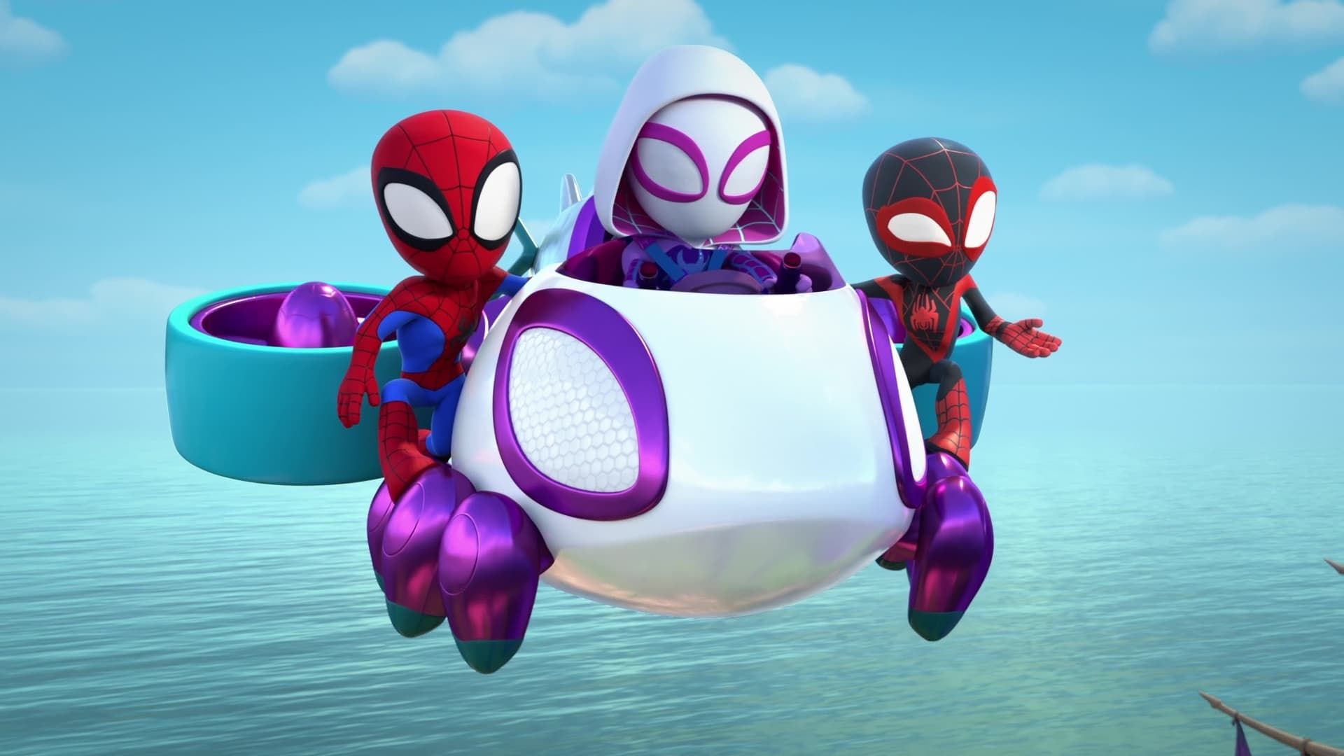 Spidey and His Amazing Friends background