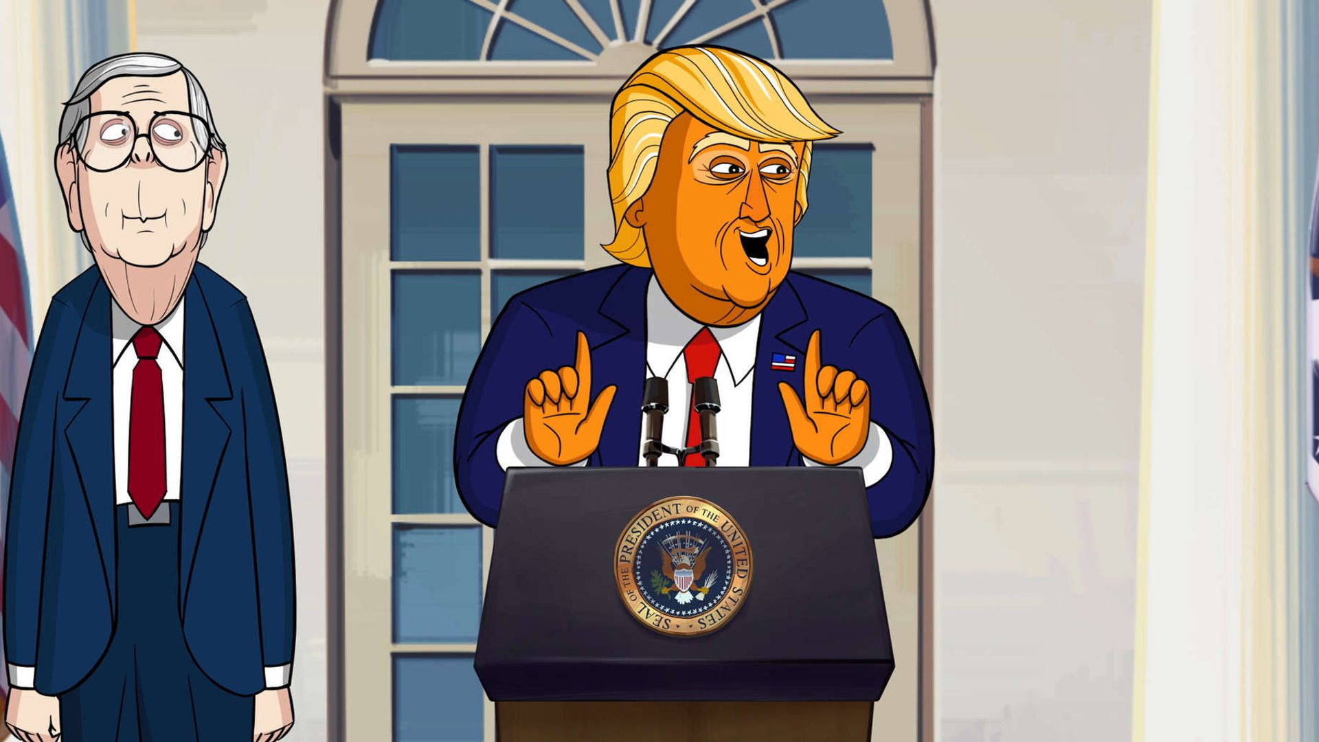 Our Cartoon President background