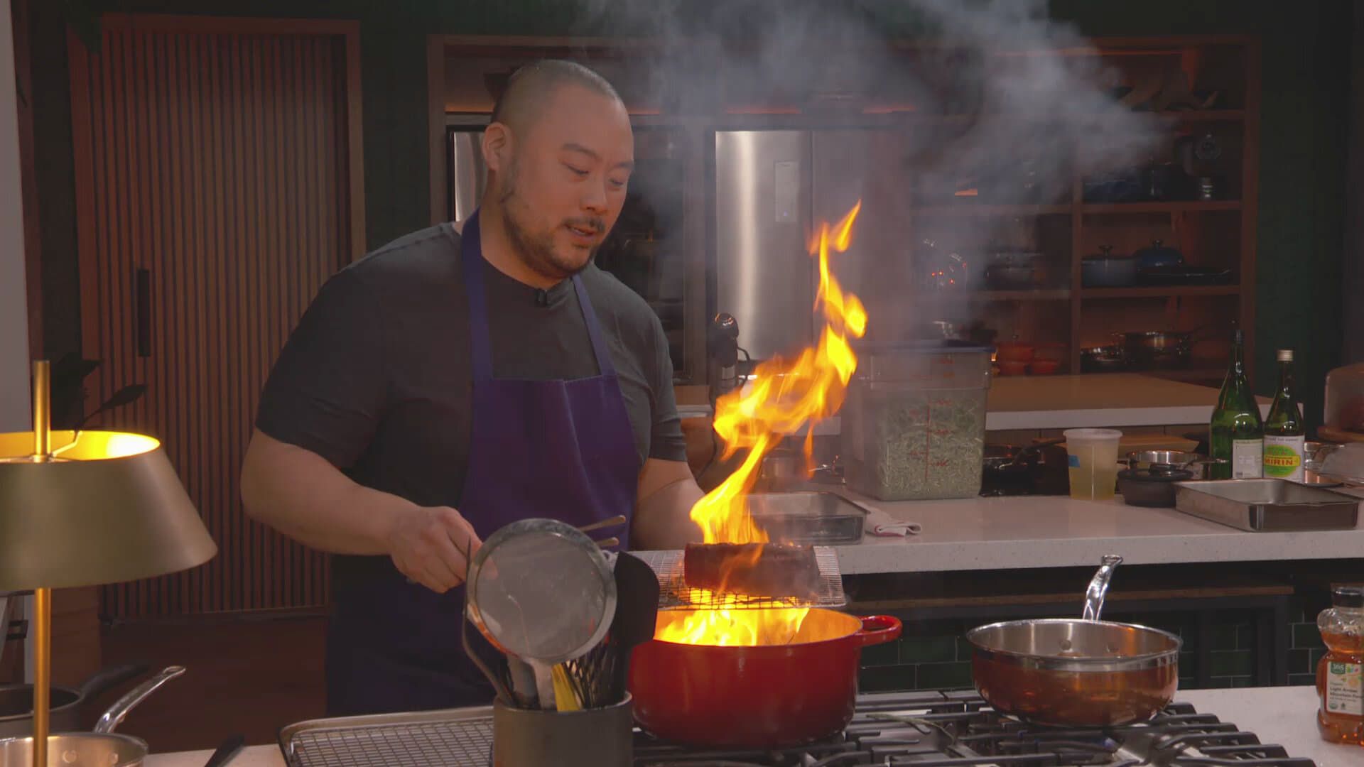 Dinner Time Live with David Chang background