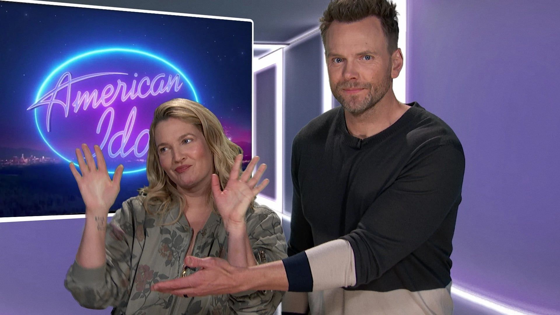The Joel McHale Show with Joel McHale background