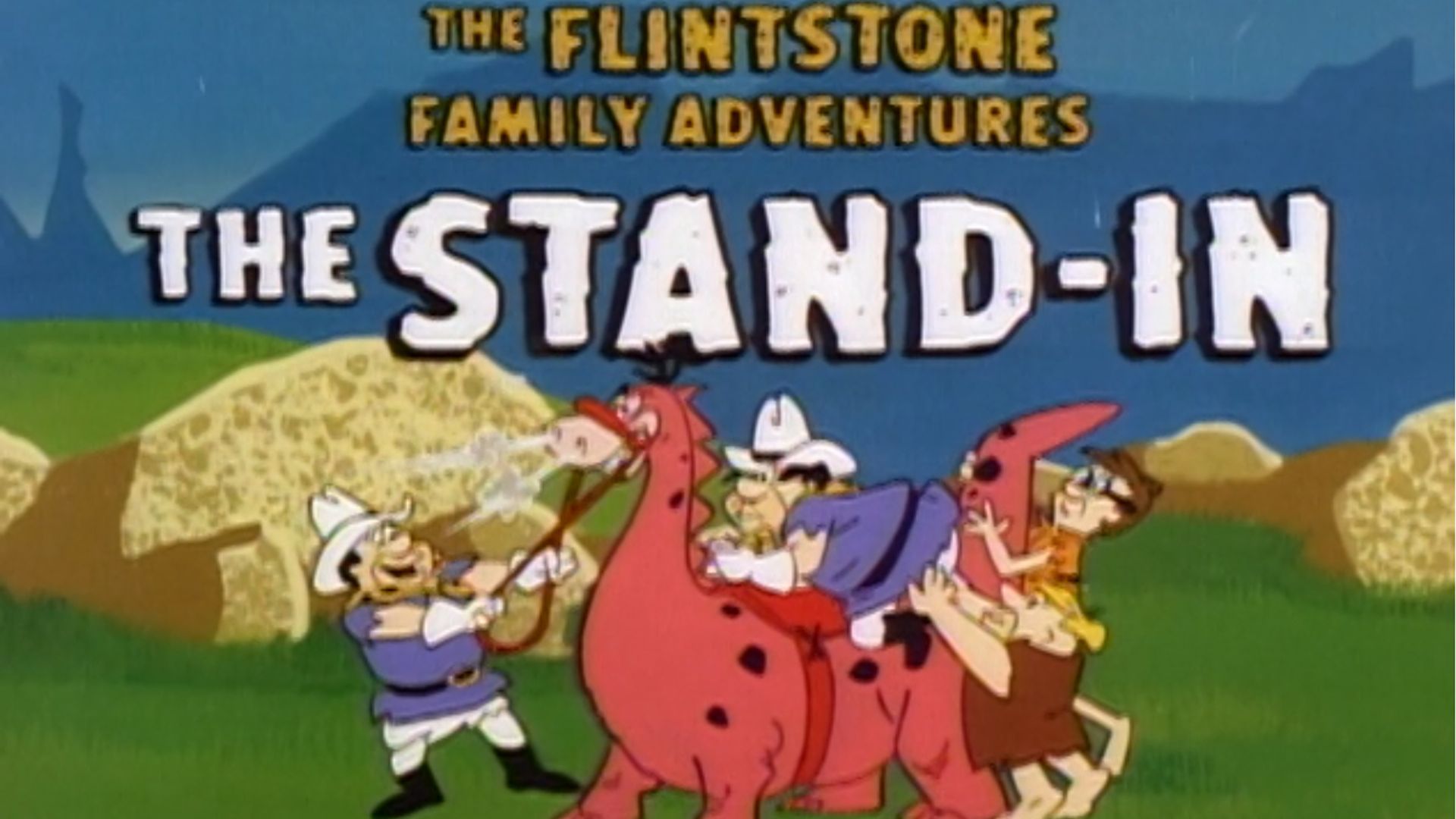 The Flintstone Comedy Show background
