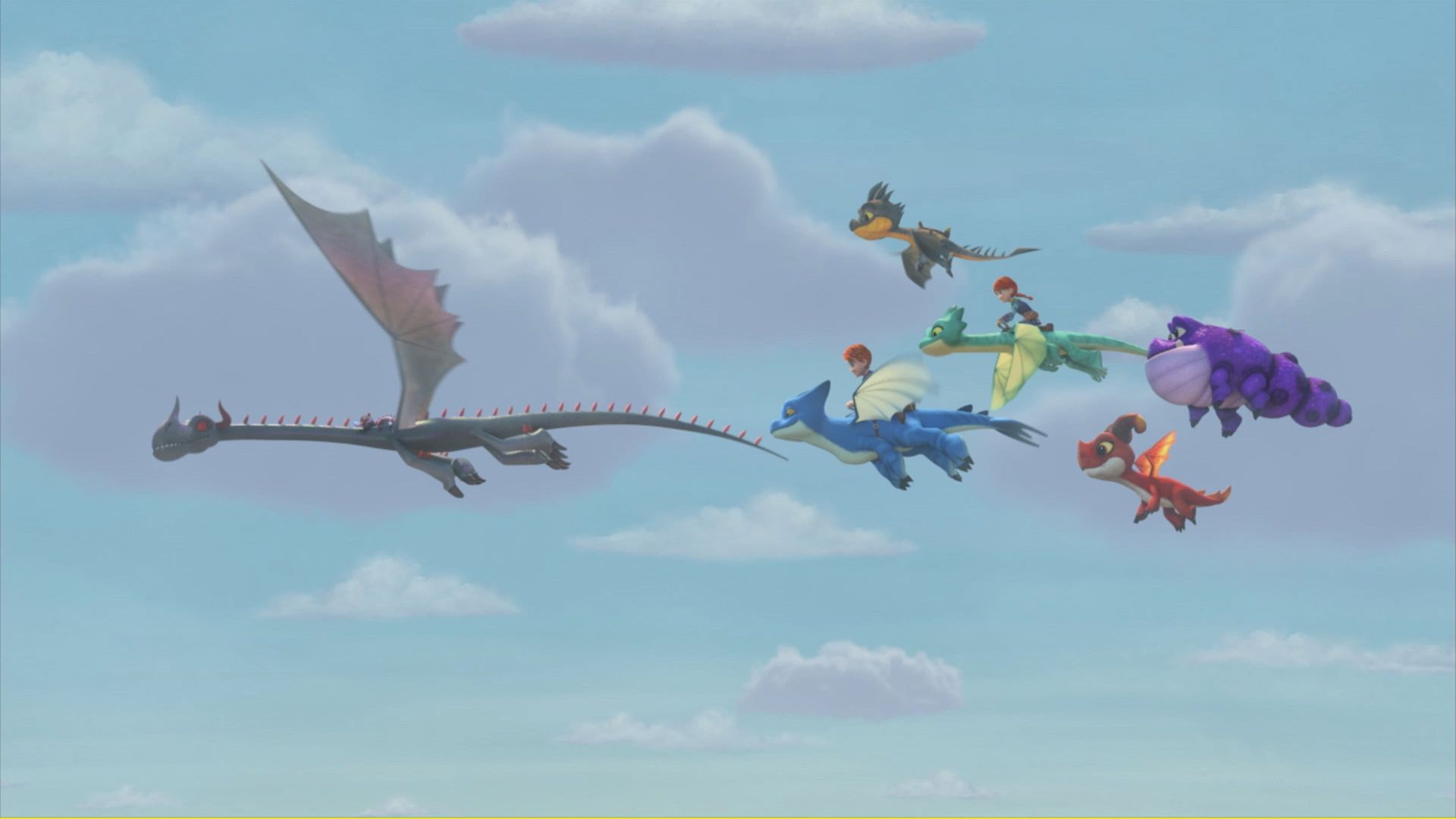 Dragons Rescue Riders: Heroes of the Sky background