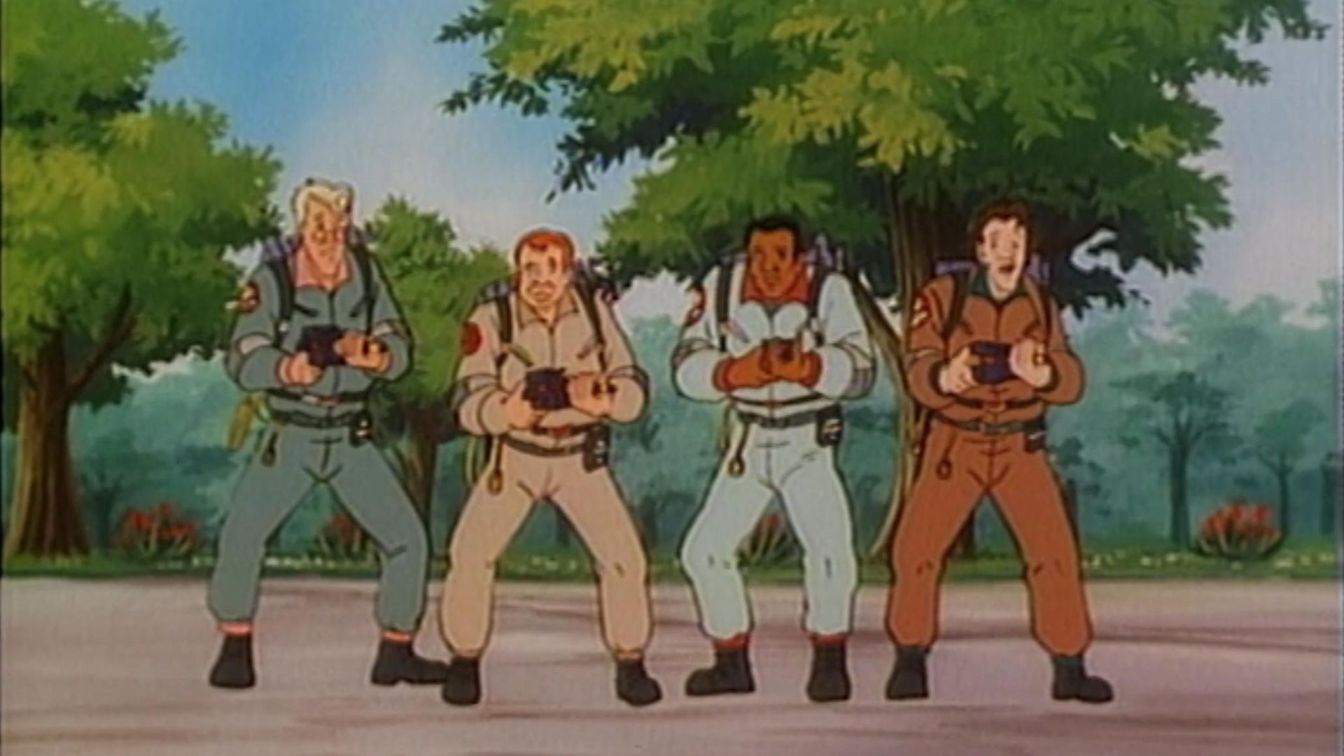 The Real Ghostbusters background