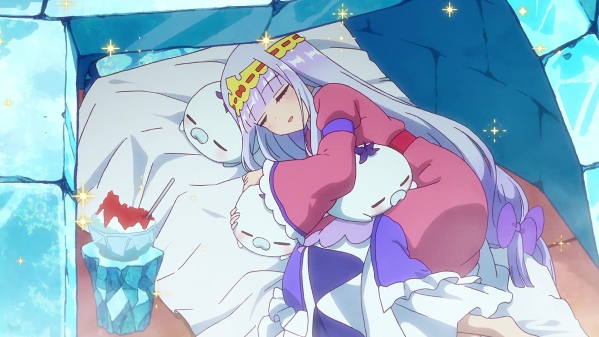 Sleepy Princess in the Demon Castle background