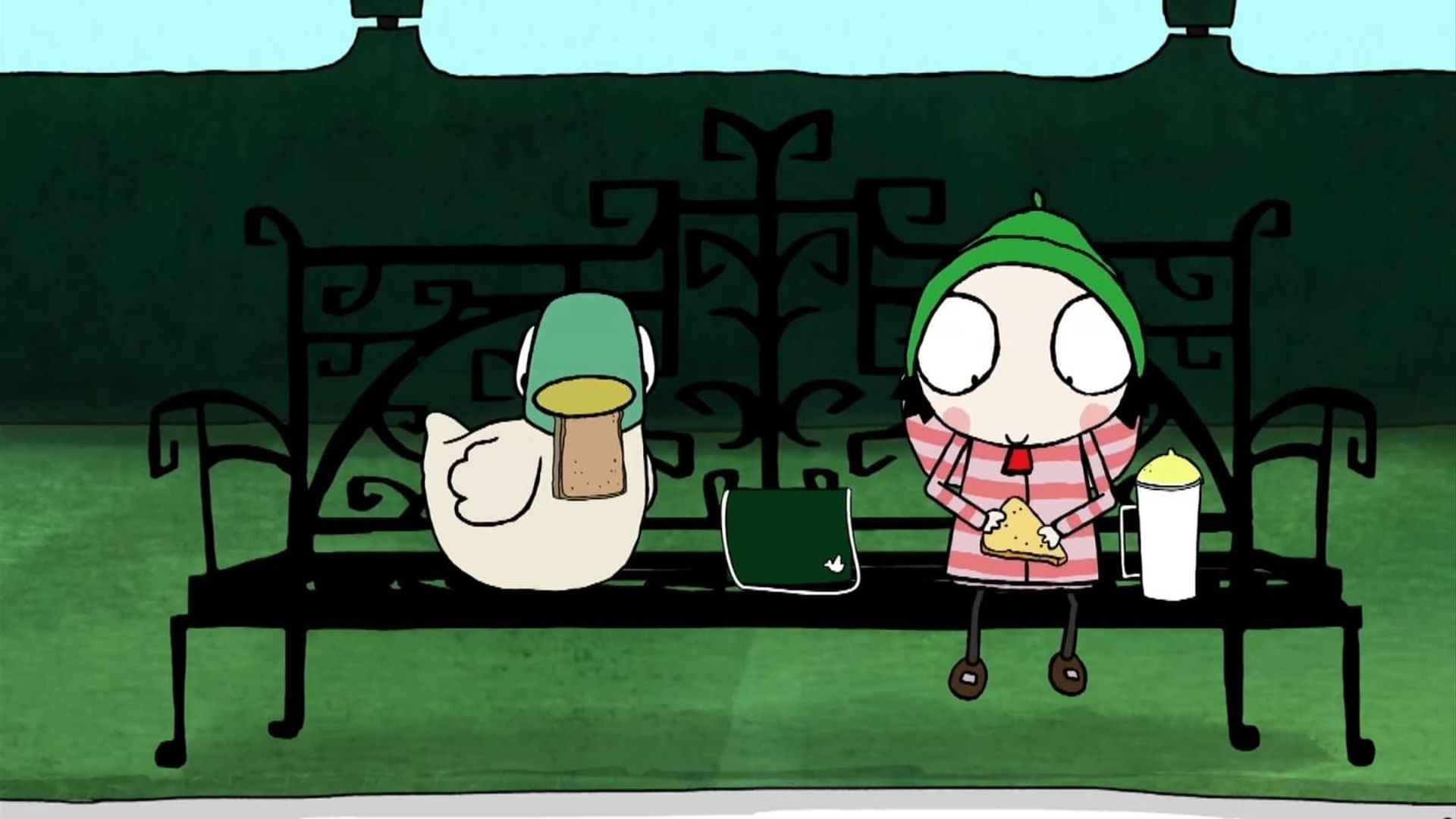 Sarah and Duck background