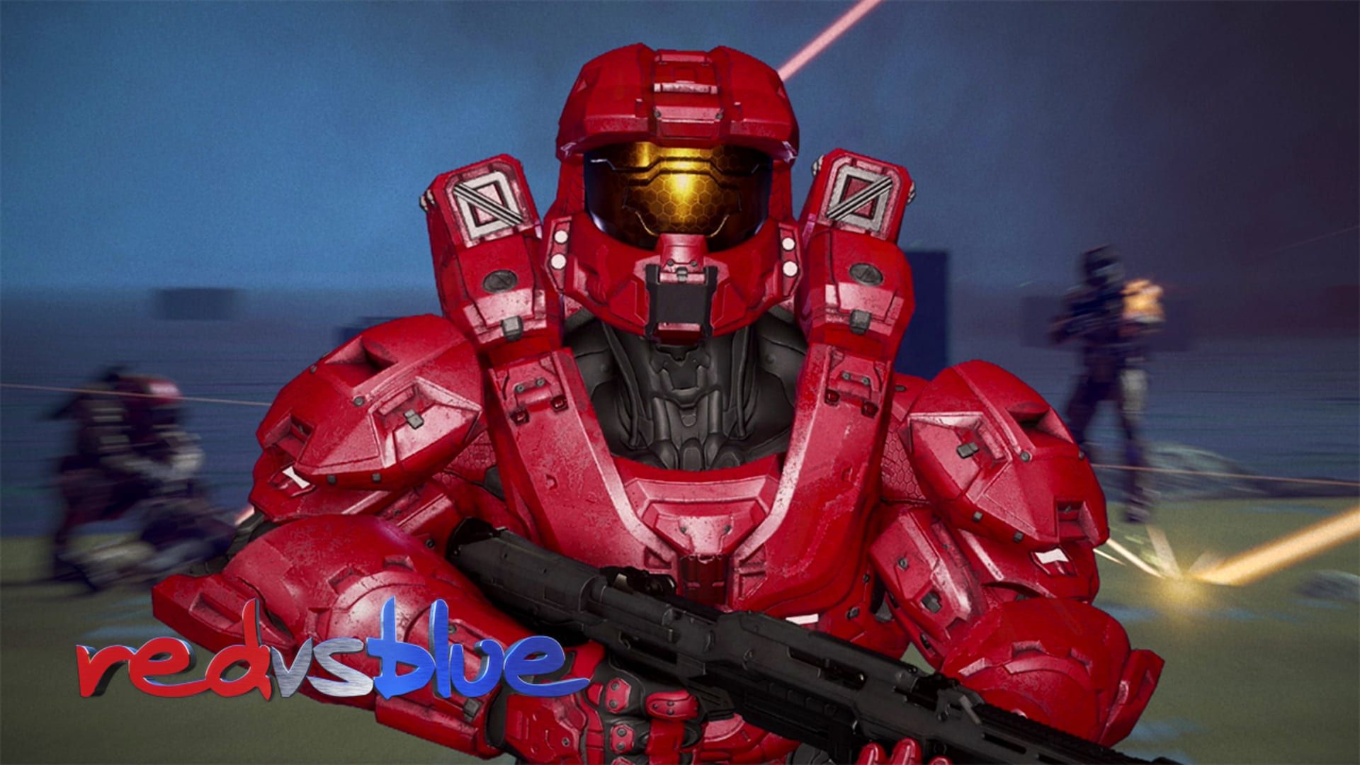 Red vs. Blue background