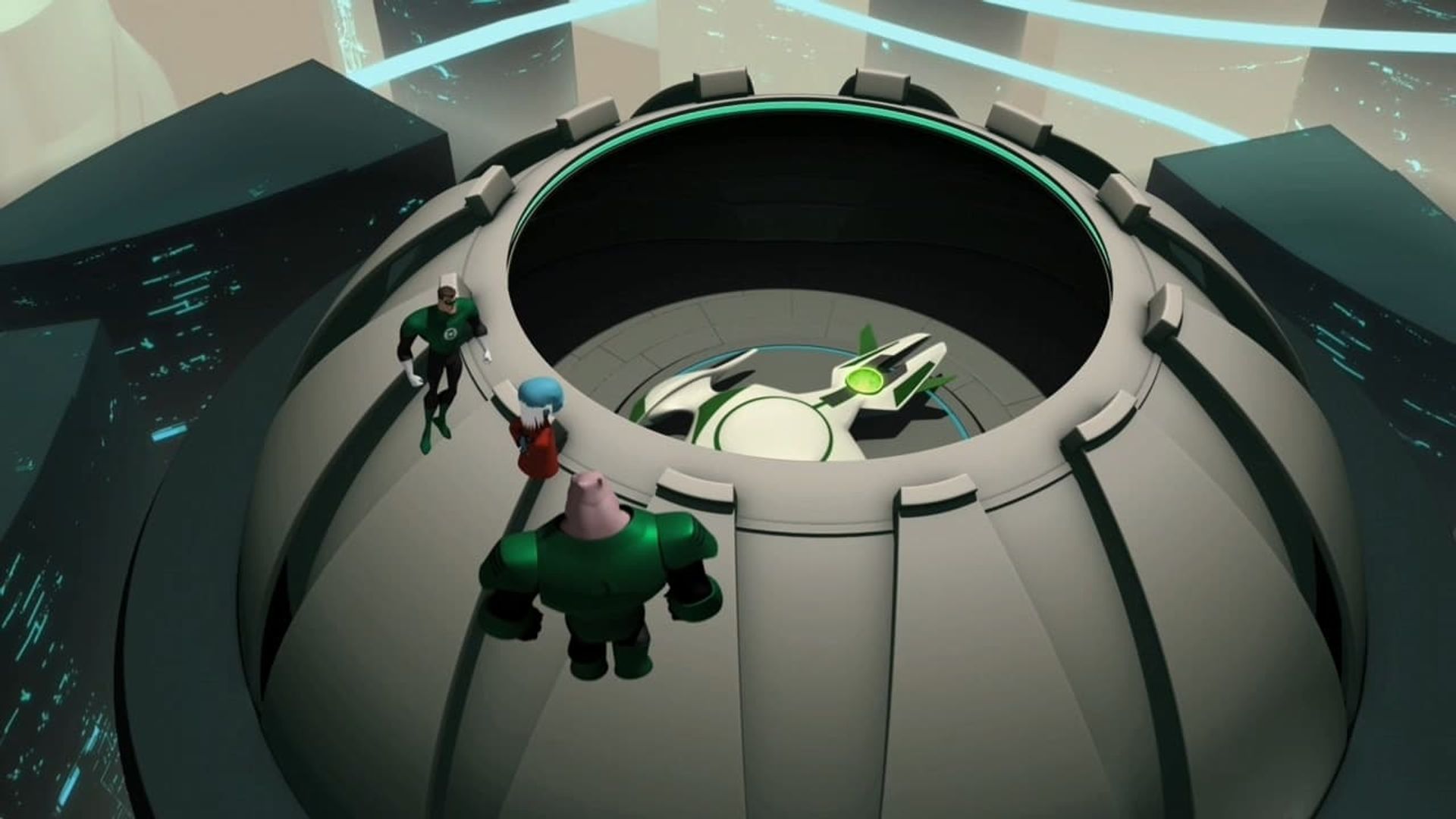 Green Lantern: The Animated Series background