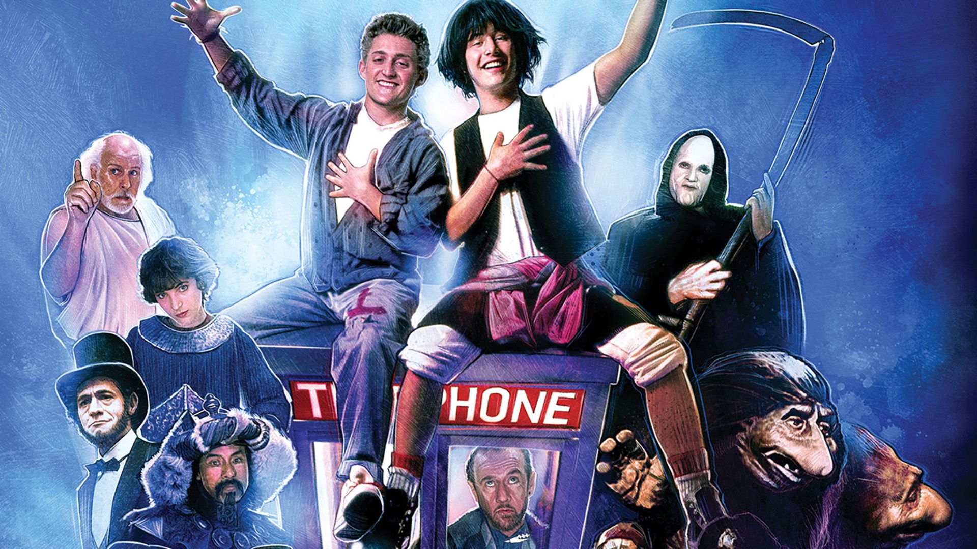 Bill & Ted's Most Excellent background