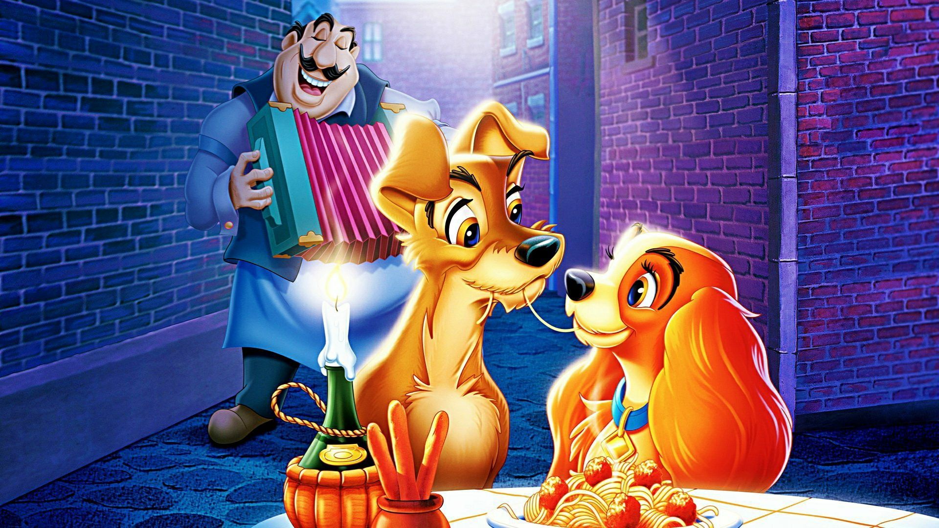 Lady and the Tramp background