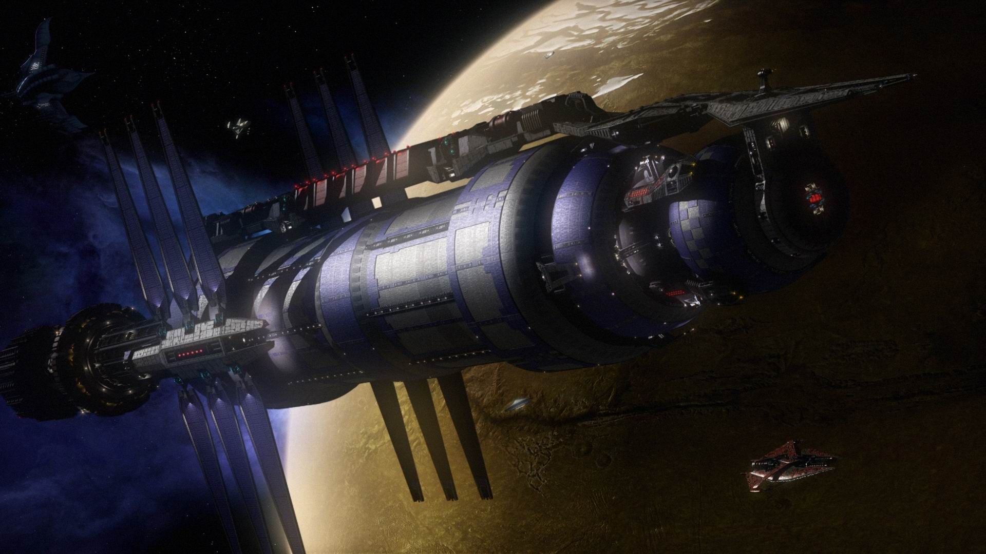 Babylon 5: The Legend of the Rangers: To Live and Die in Starlight background