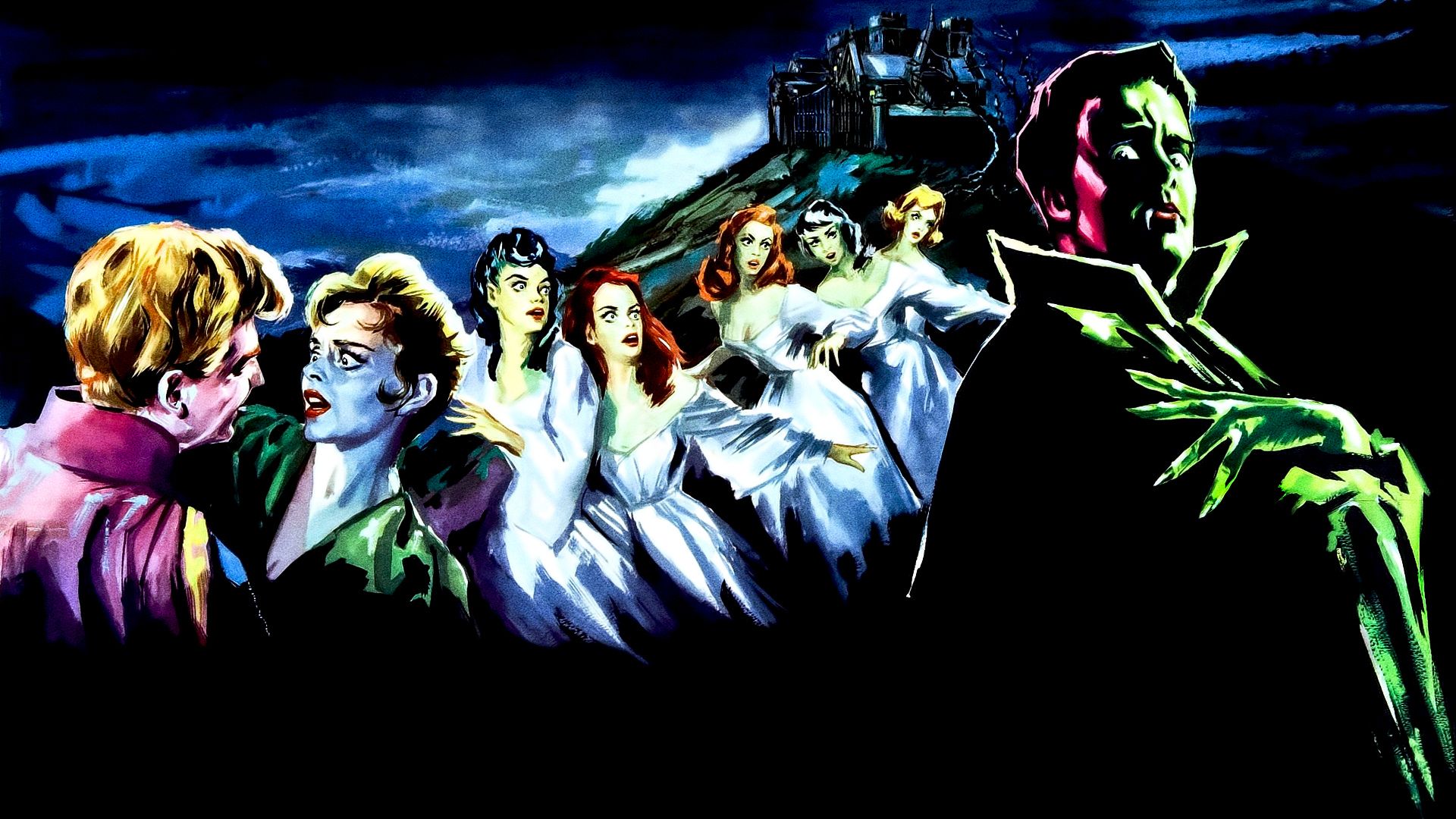 The Brides of Dracula background