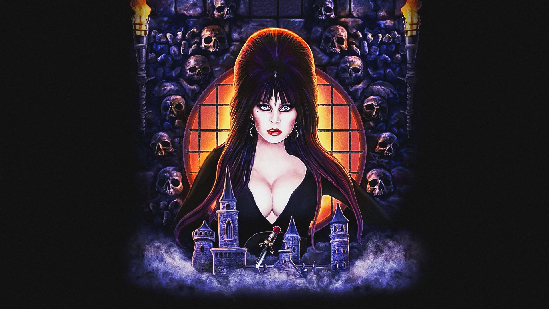 Elvira's Haunted Hills background