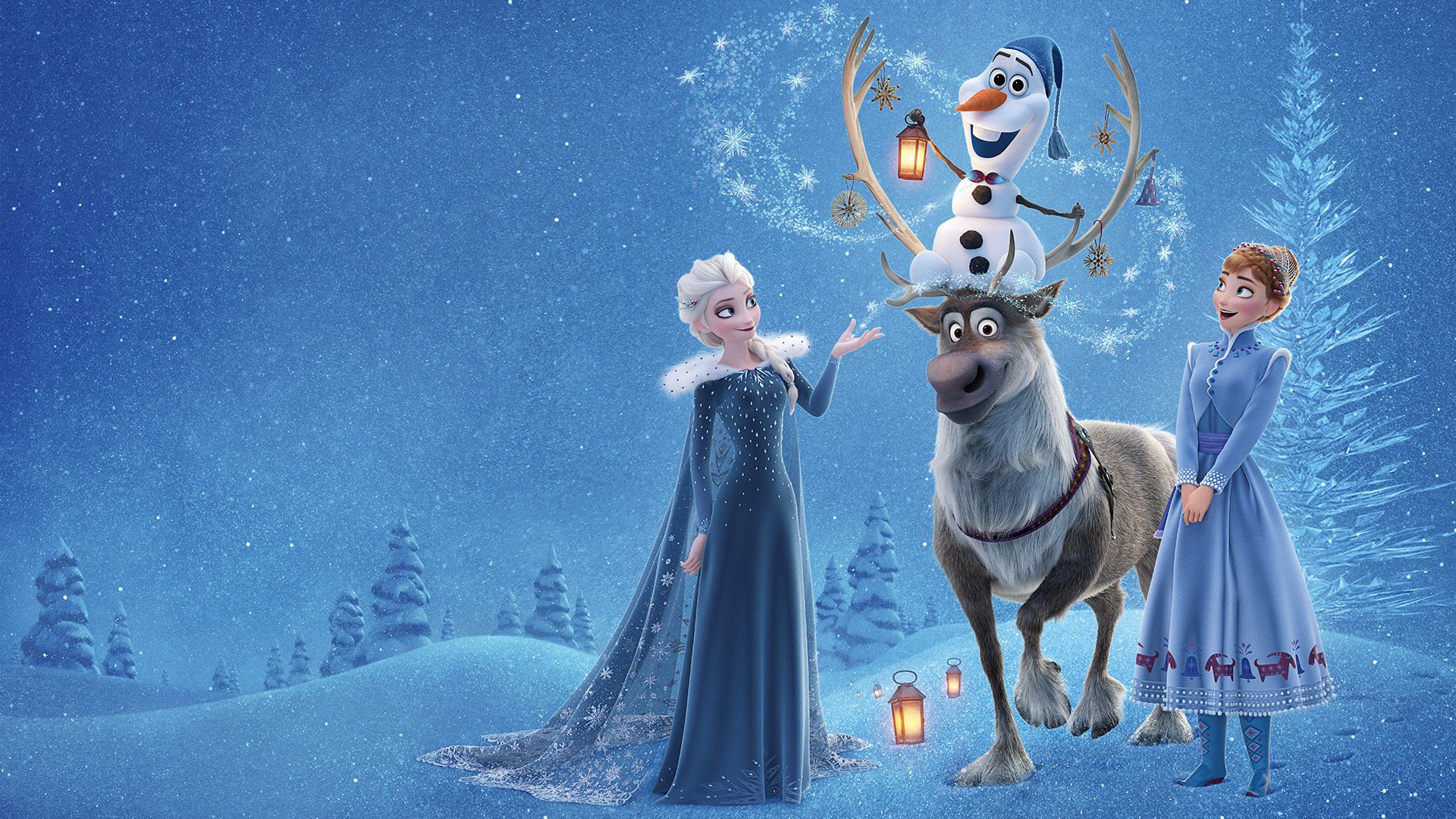 Olaf's Frozen Adventure background