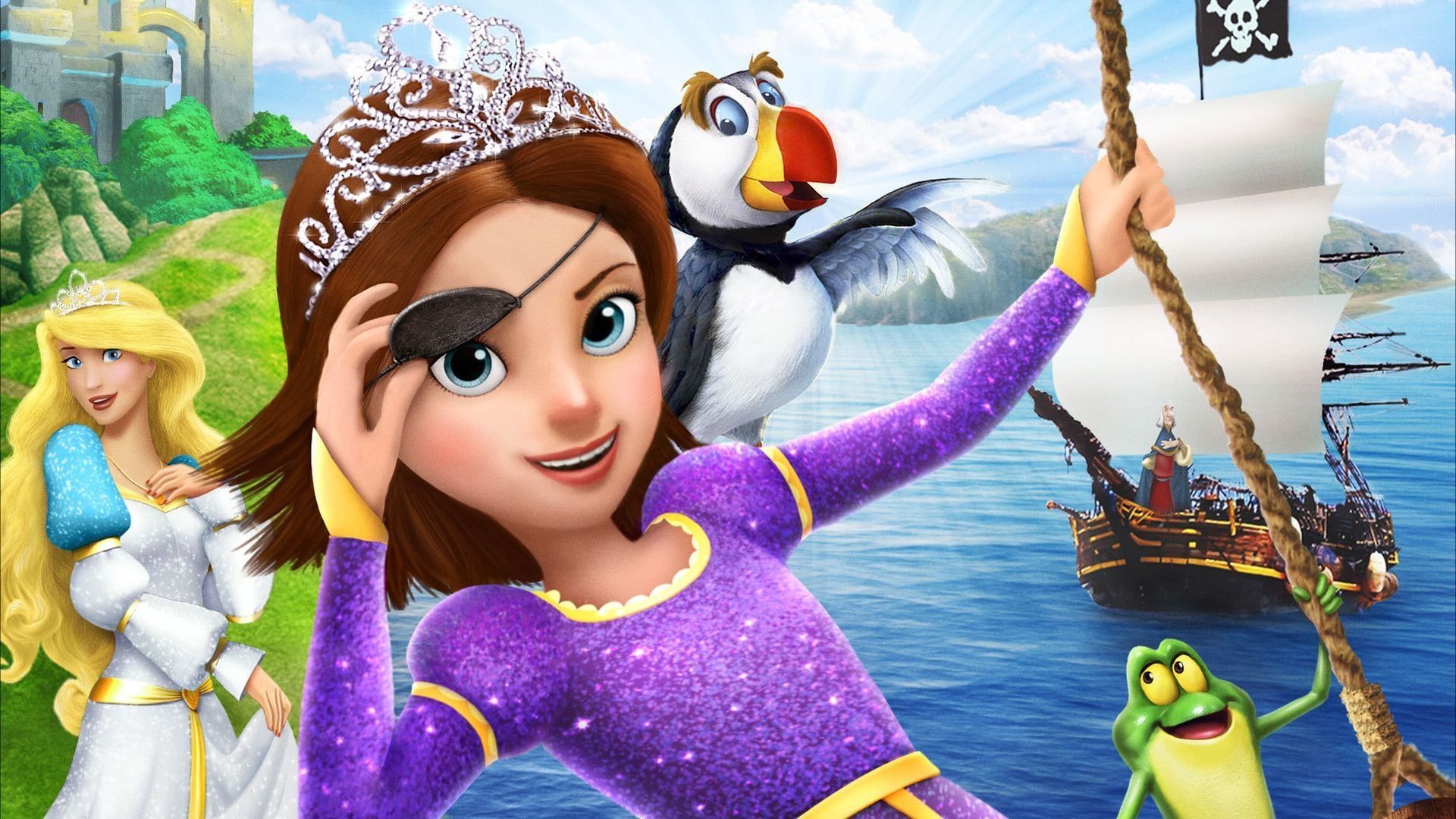 The Swan Princess: Princess Tomorrow, Pirate Today! background