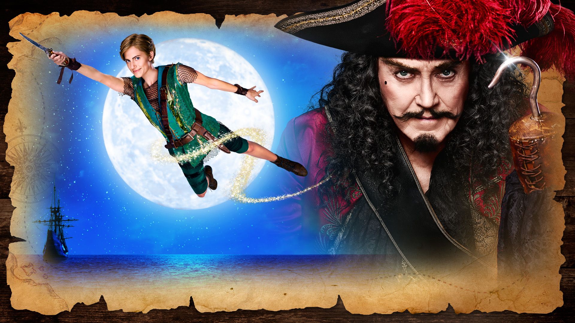 Peter Pan Live! background