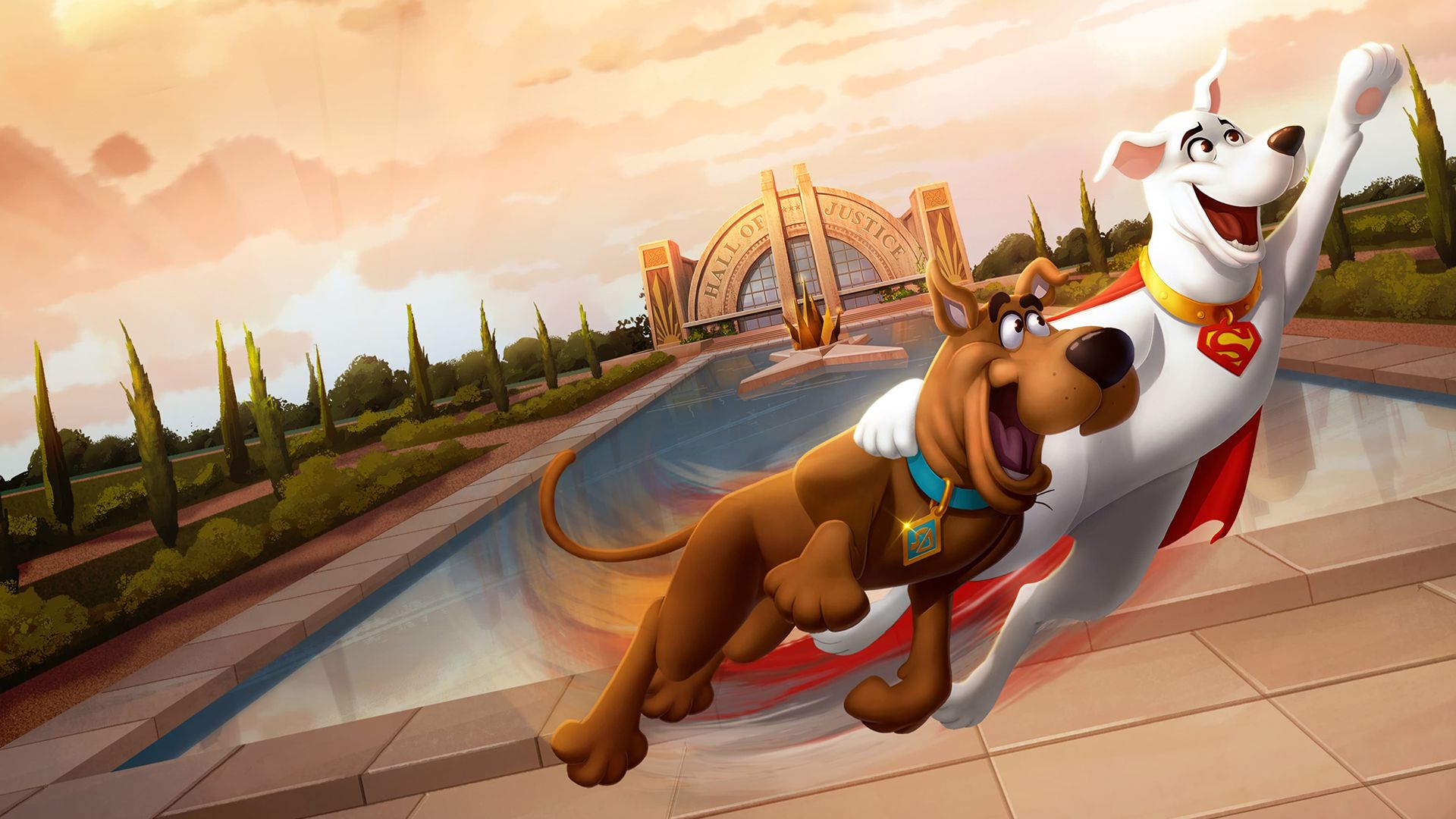 Scooby-Doo! and Krypto, Too! background