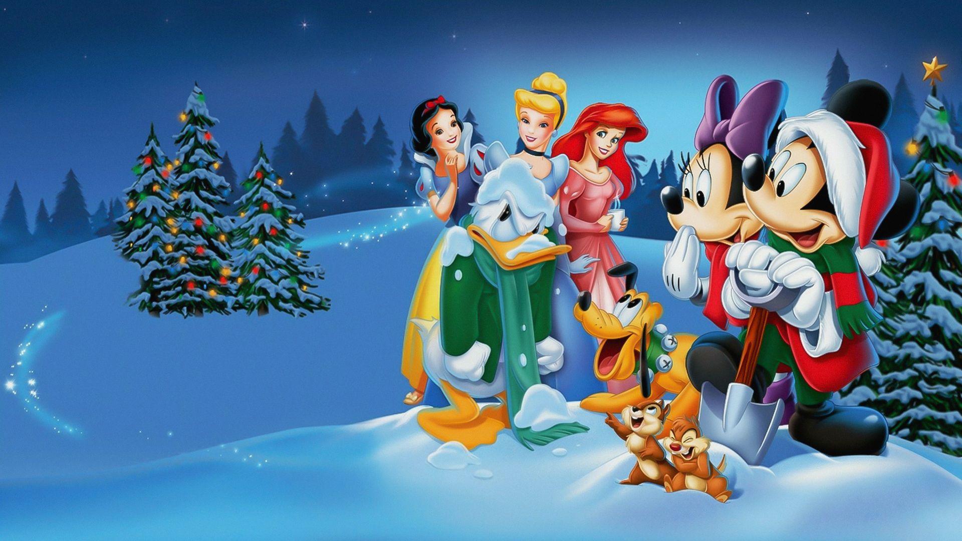 Mickey's Magical Christmas: Snowed in at the House of Mouse background
