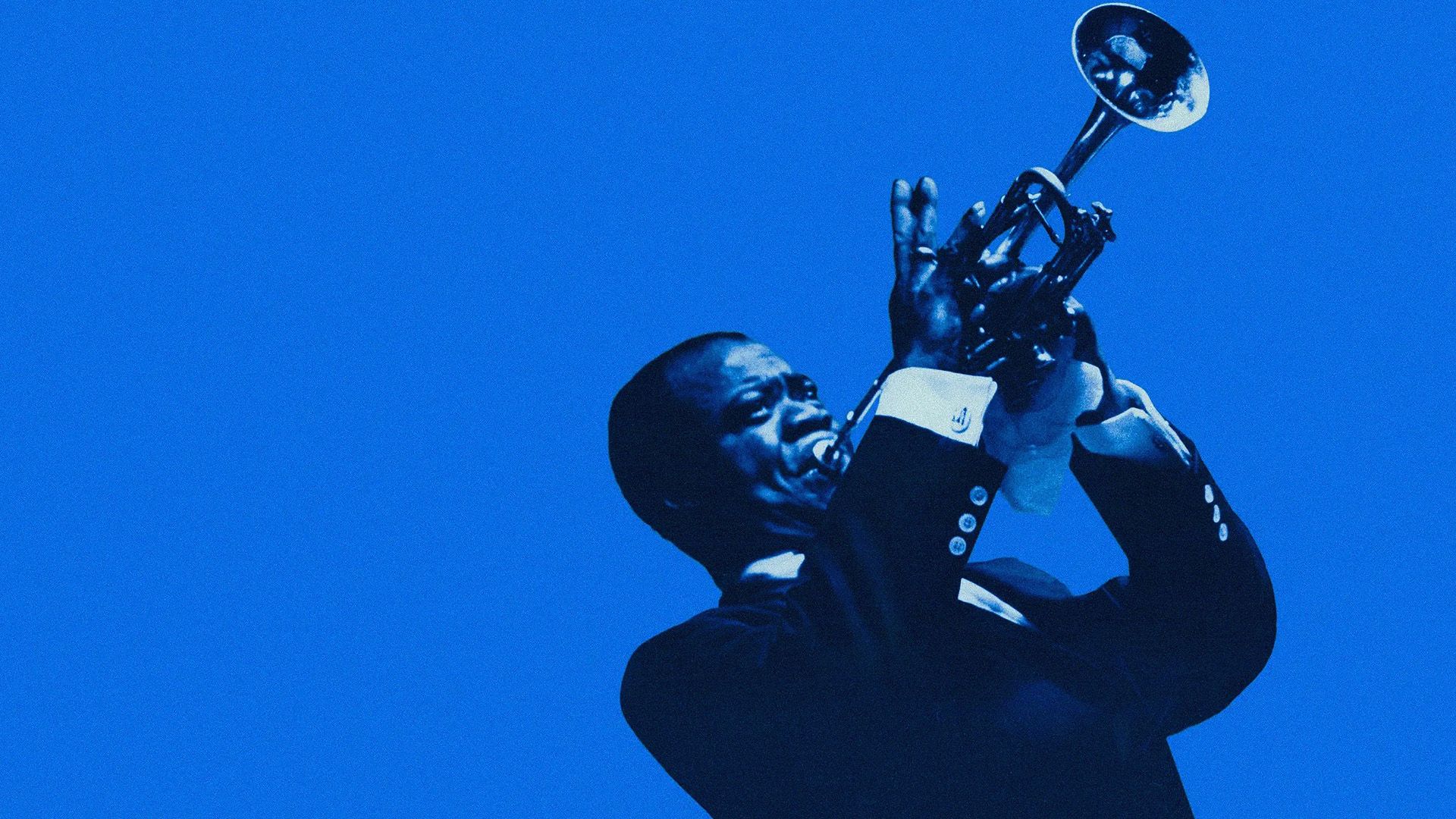 Louis Armstrong's Black & Blues background