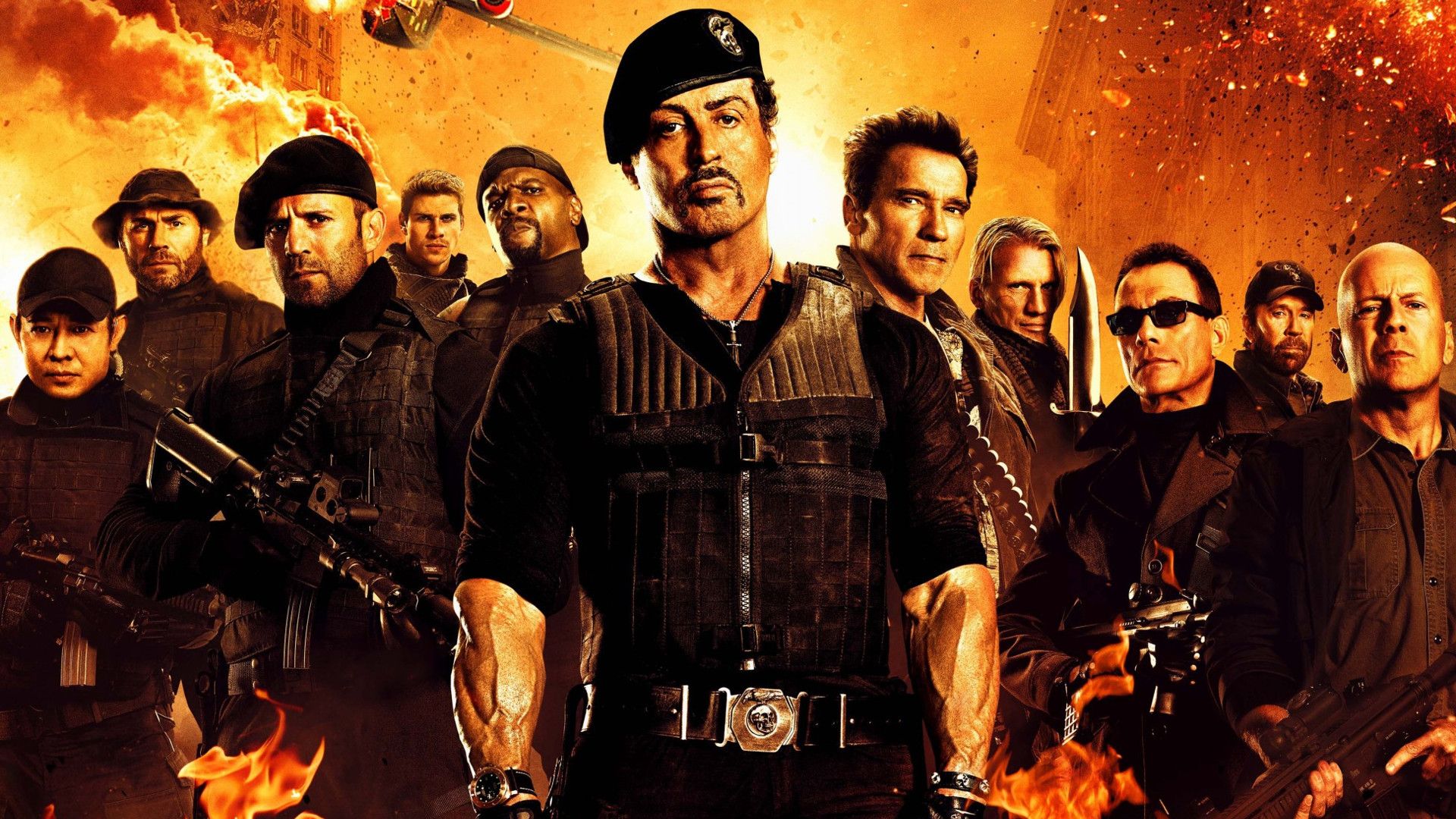 The Expendables 2 background