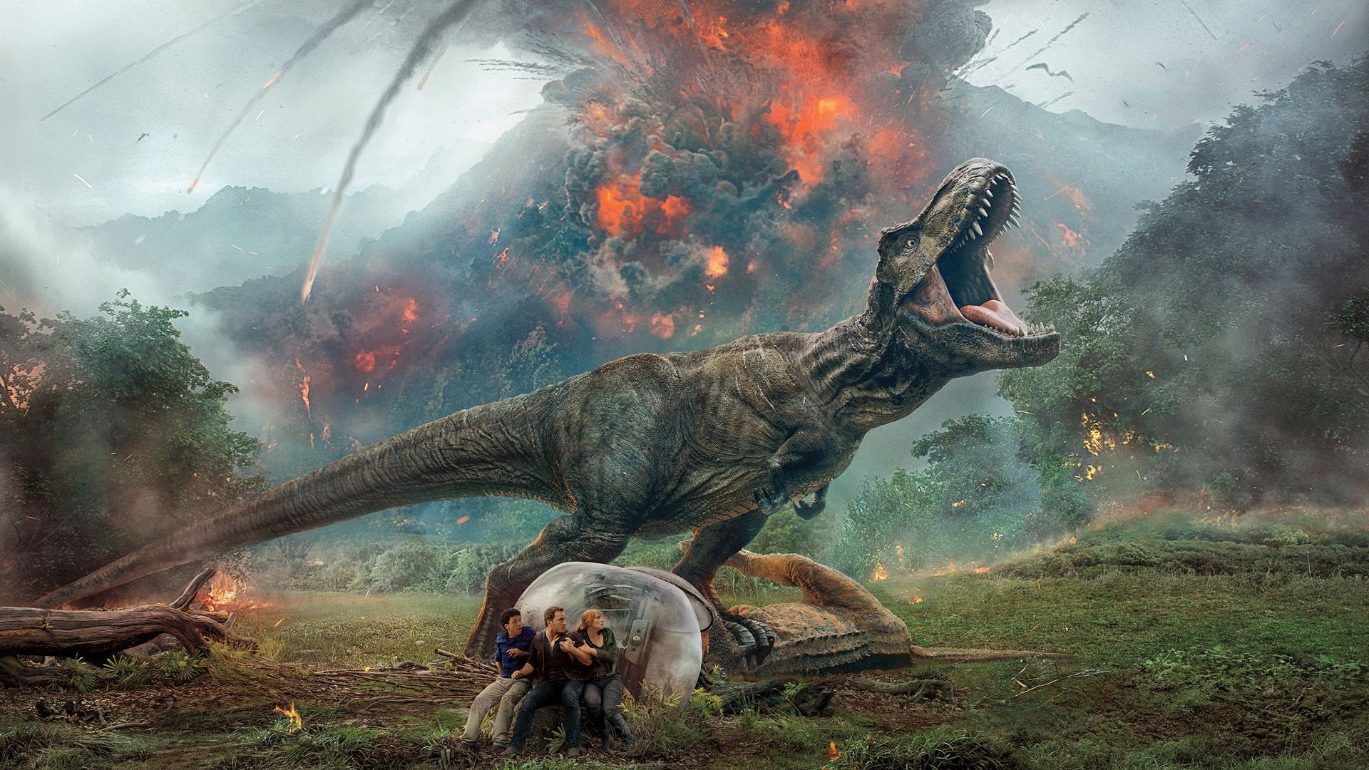 Jurassic World: Fallen Kingdom background