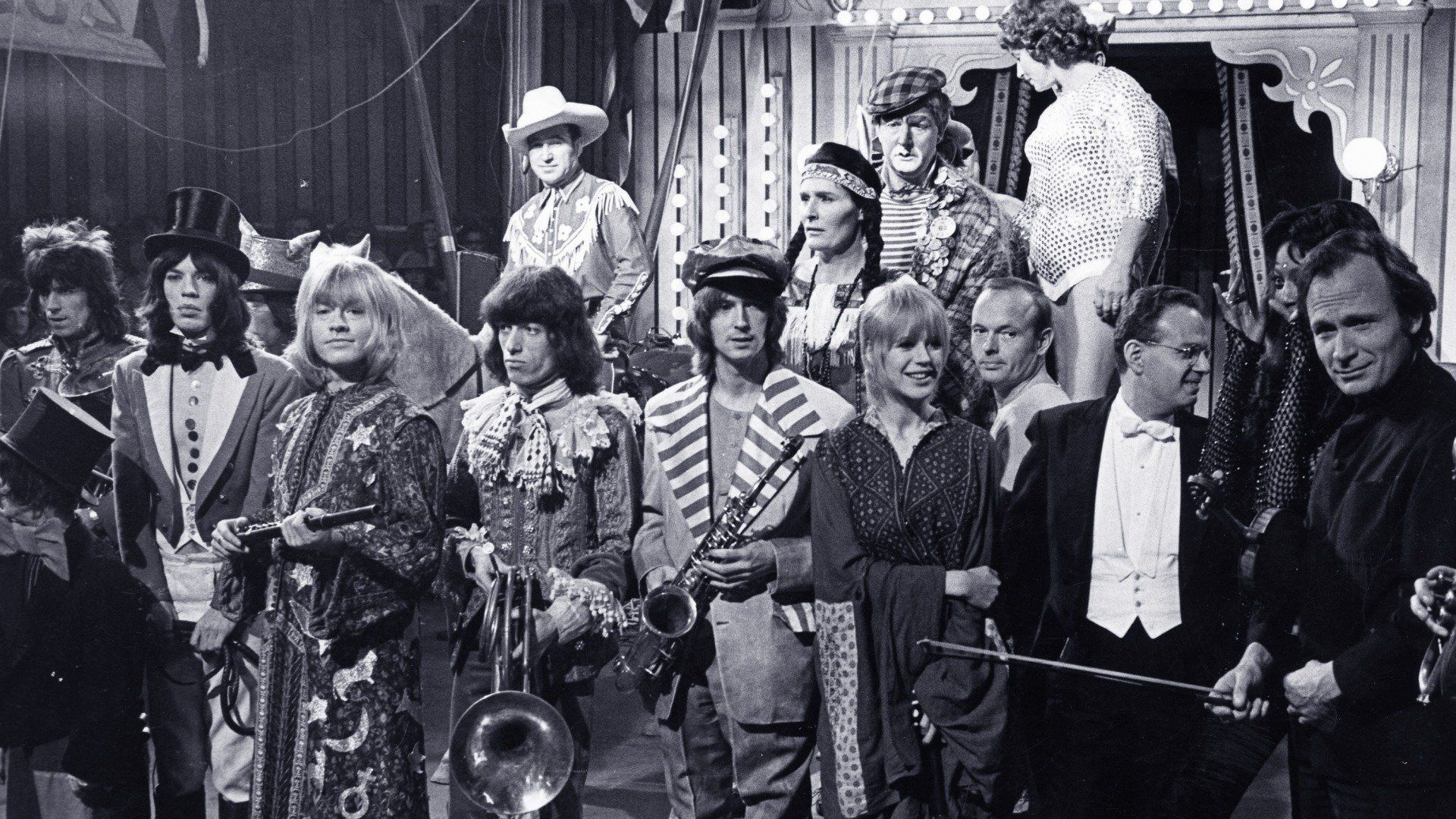 The Rolling Stones Rock and Roll Circus background
