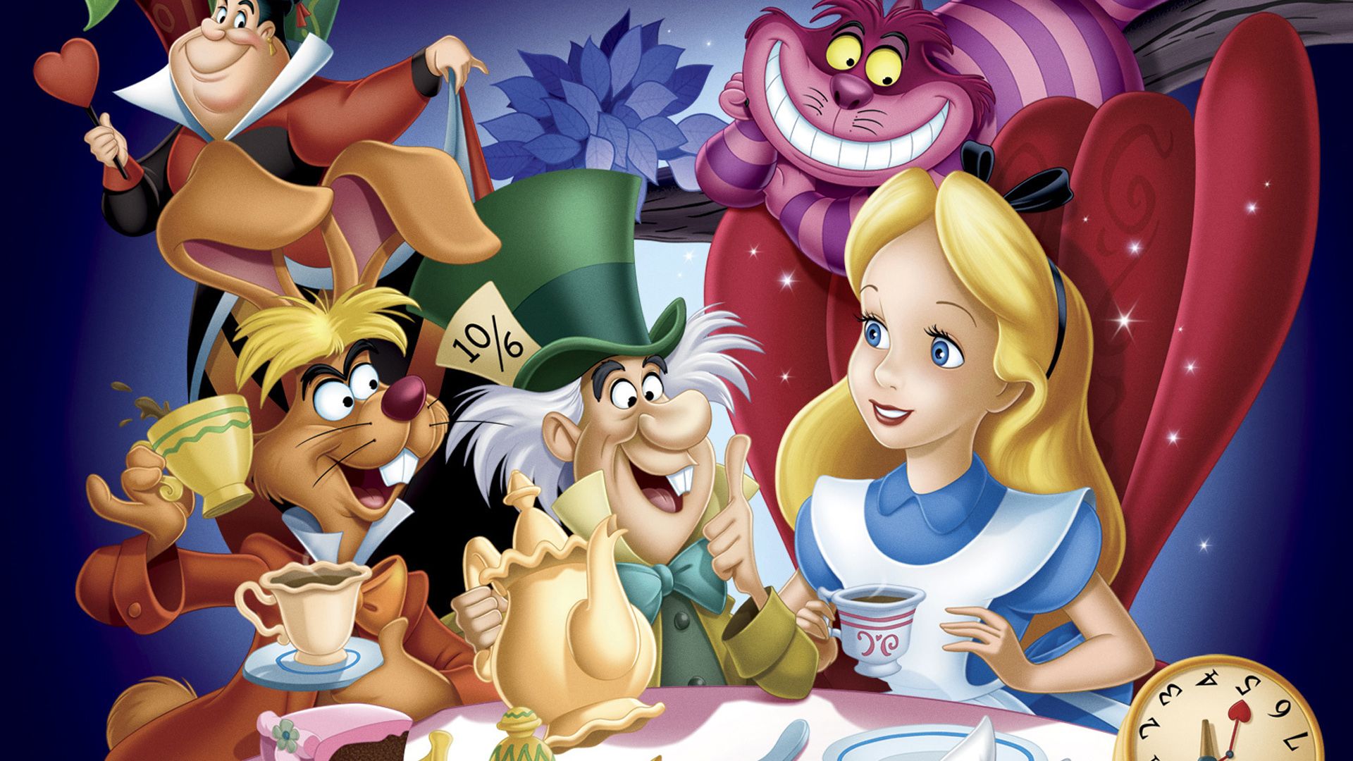 Alice in Wonderland background