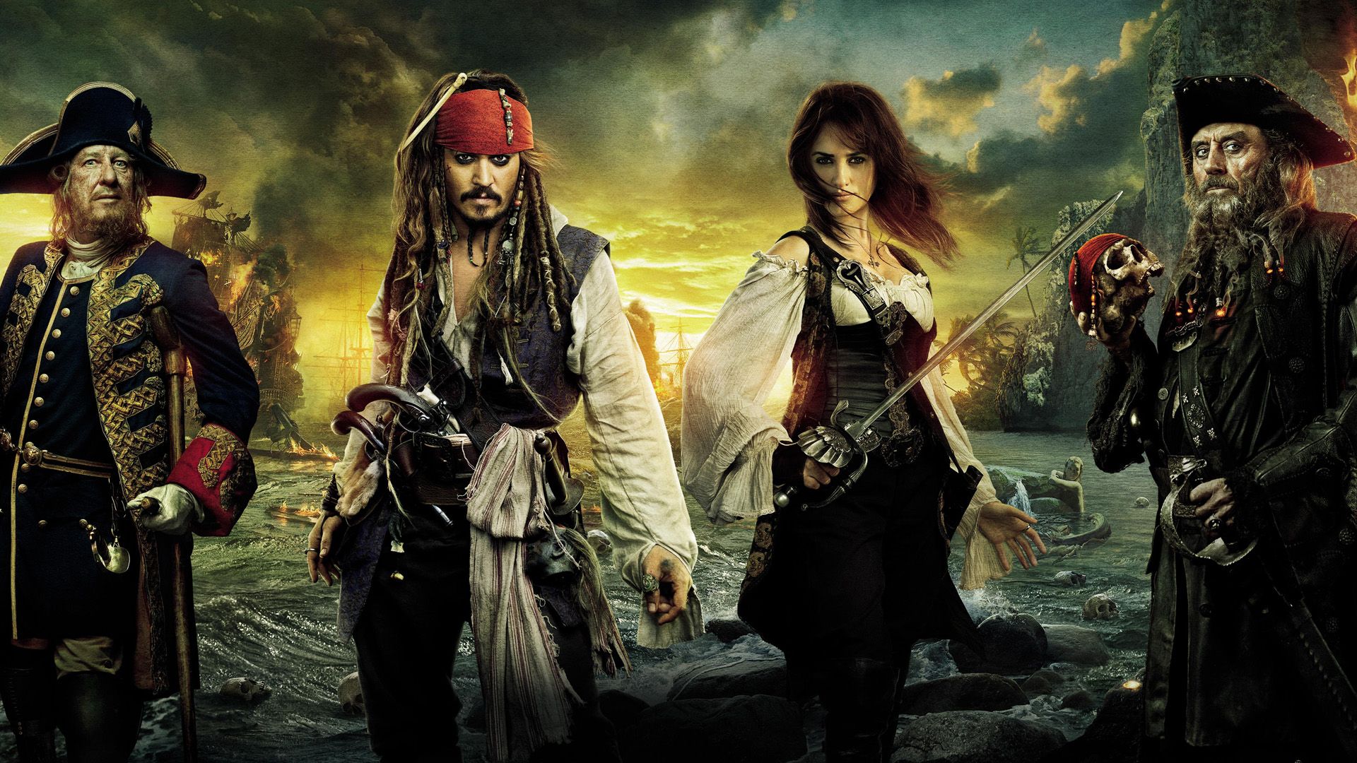 Pirates of the Caribbean: On Stranger Tides background