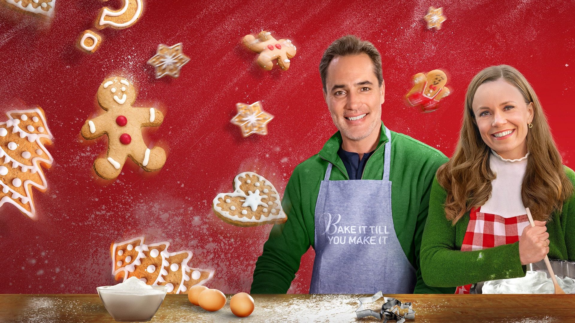 A Christmas Cookie Catastrophe background