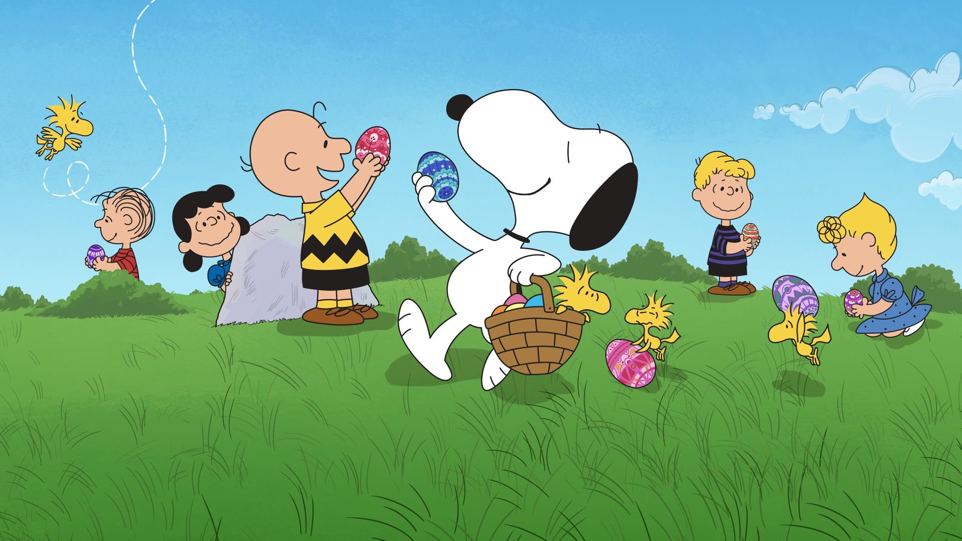 It's the Easter Beagle, Charlie Brown! background
