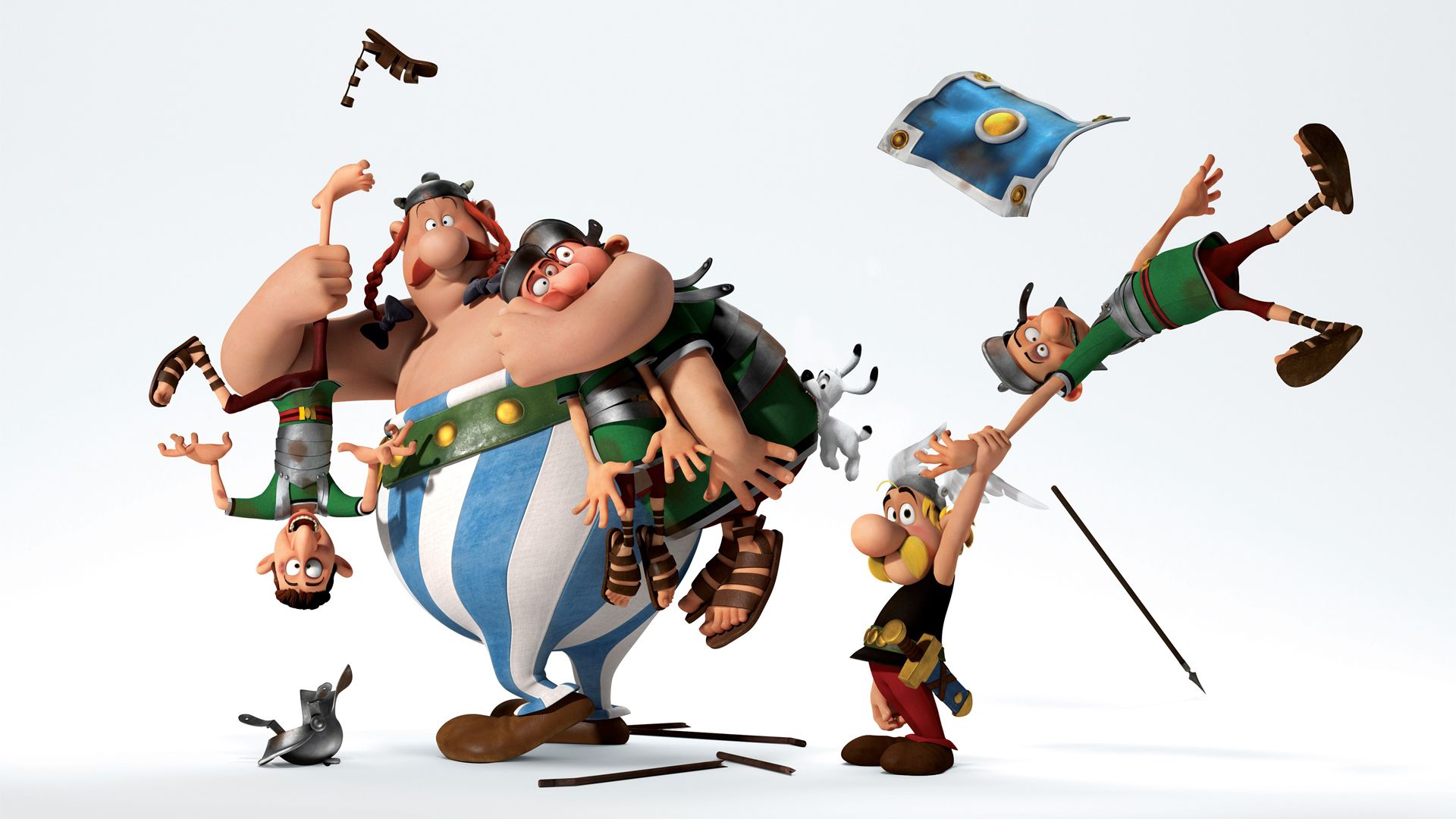 Asterix and Obelix: Mansion of the Gods background