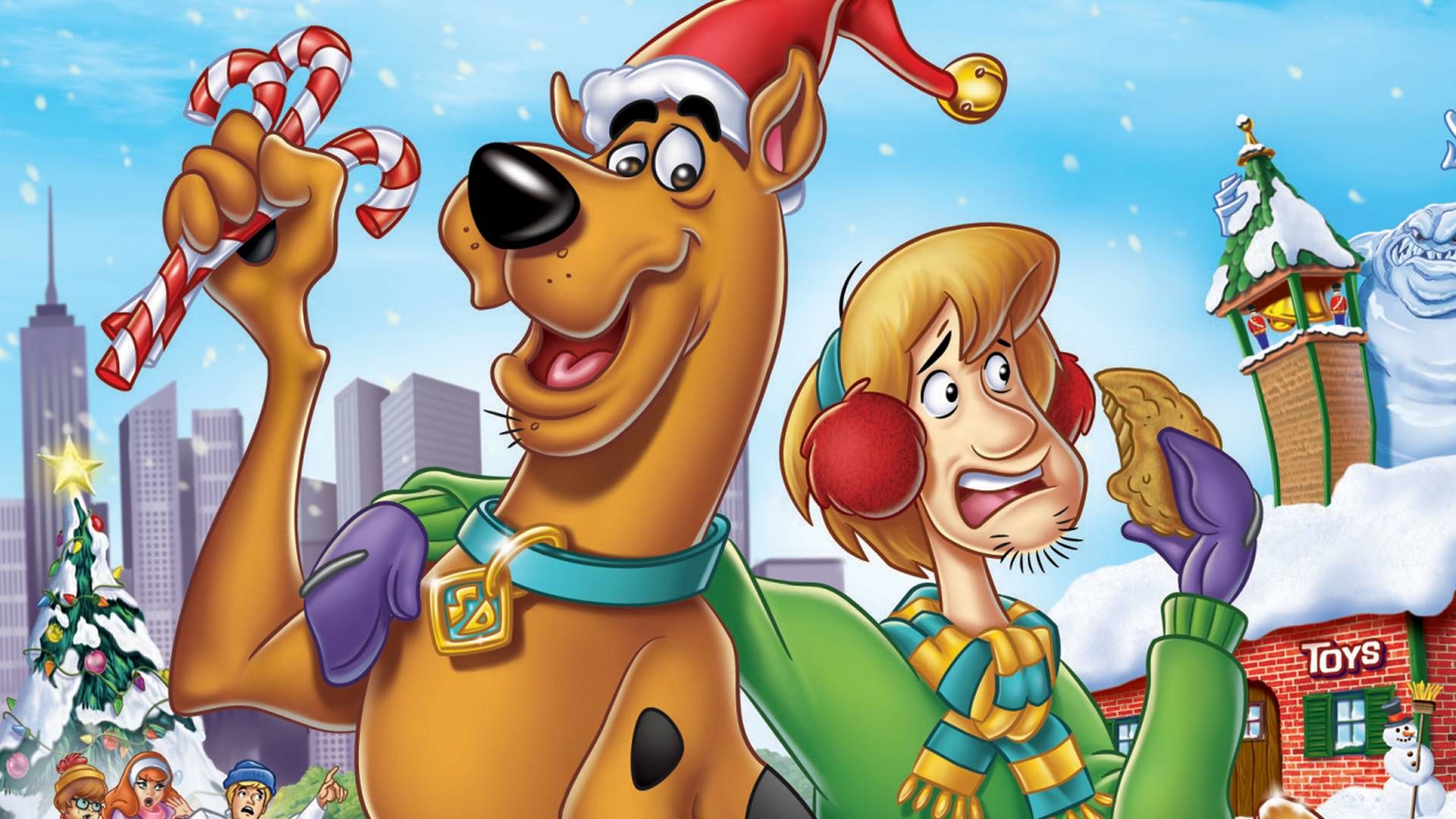 Scooby-Doo! Haunted Holidays background